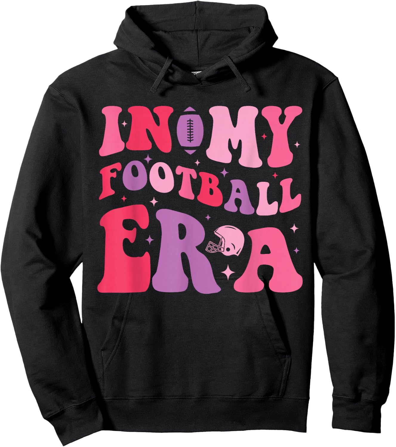 Funny In My Football Era Hoodie - Hoodie | Black