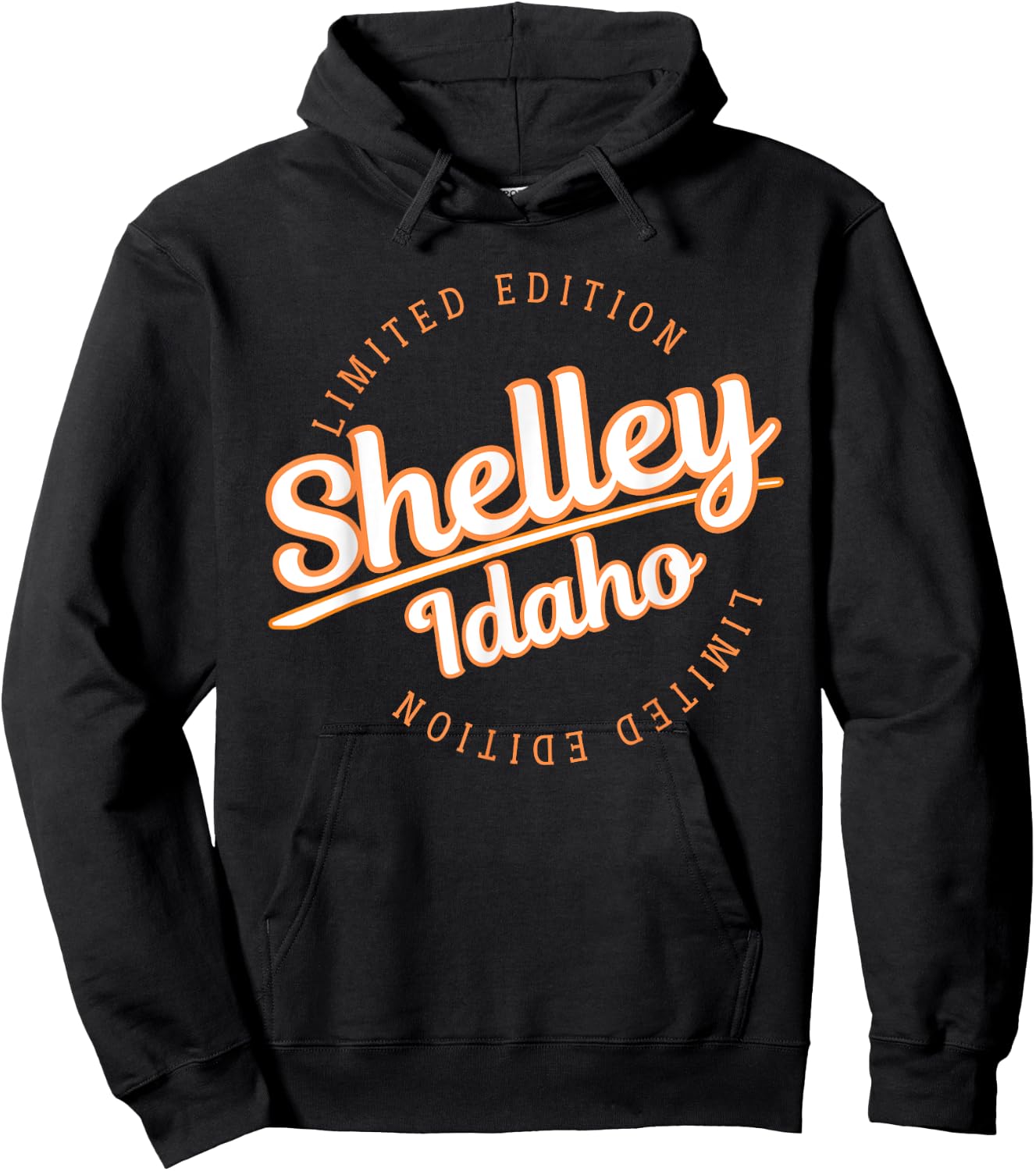 Retro Athletic Shelley ID Apparel Hoodie - Hoodie | Black