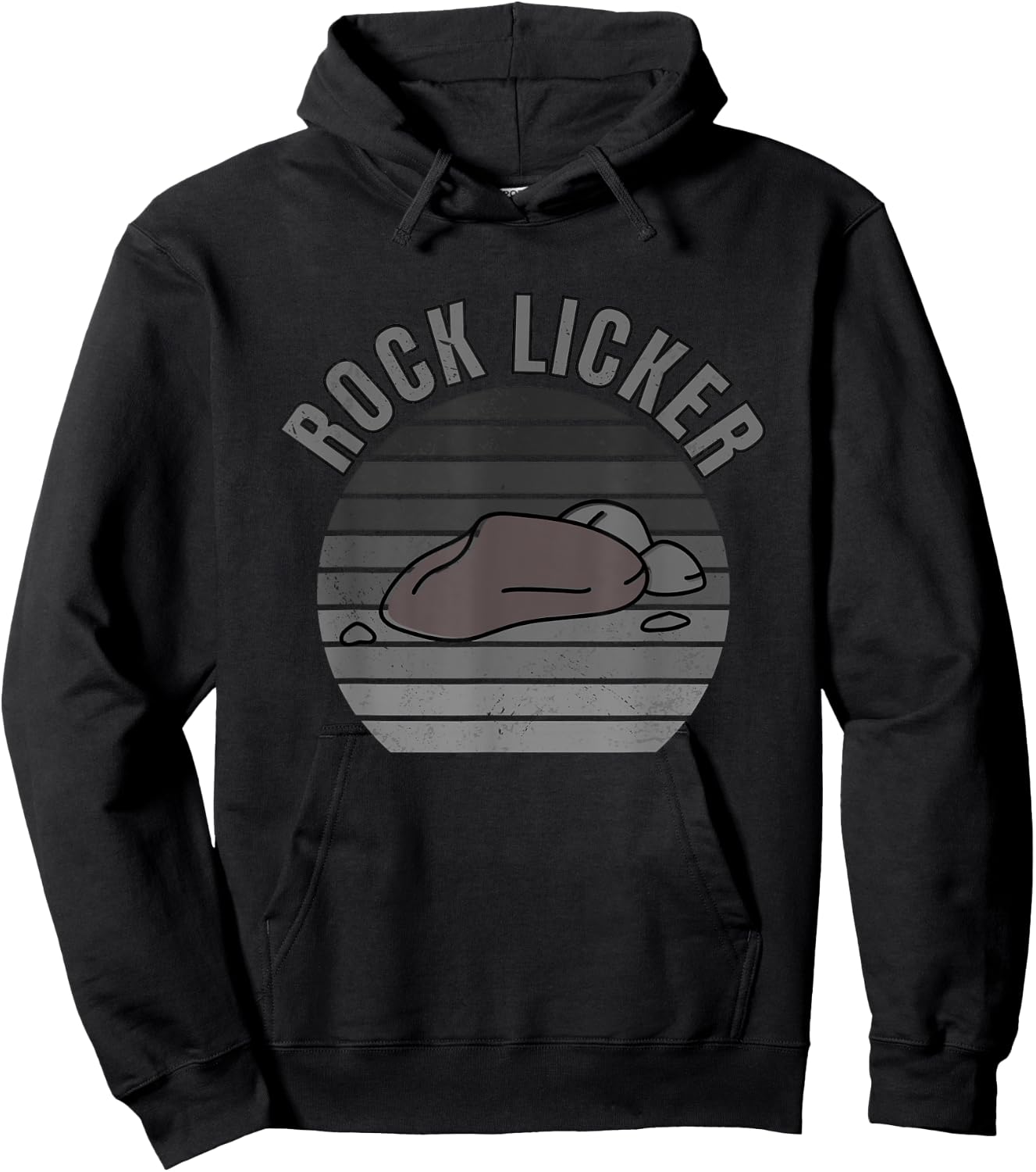 Rock Licker Funny Geologist Rockhounding Geology Hoodie - Hoodie | Black