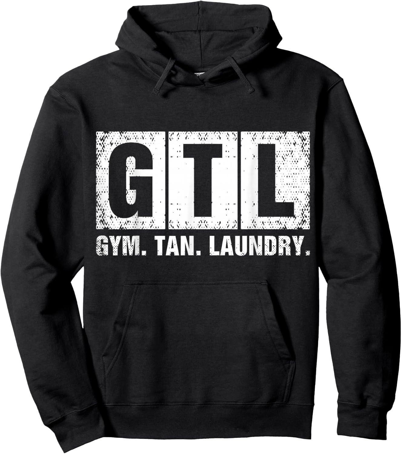 GTL Gym Tan Laundry Italian Flag Hoodie - Hoodie | Black