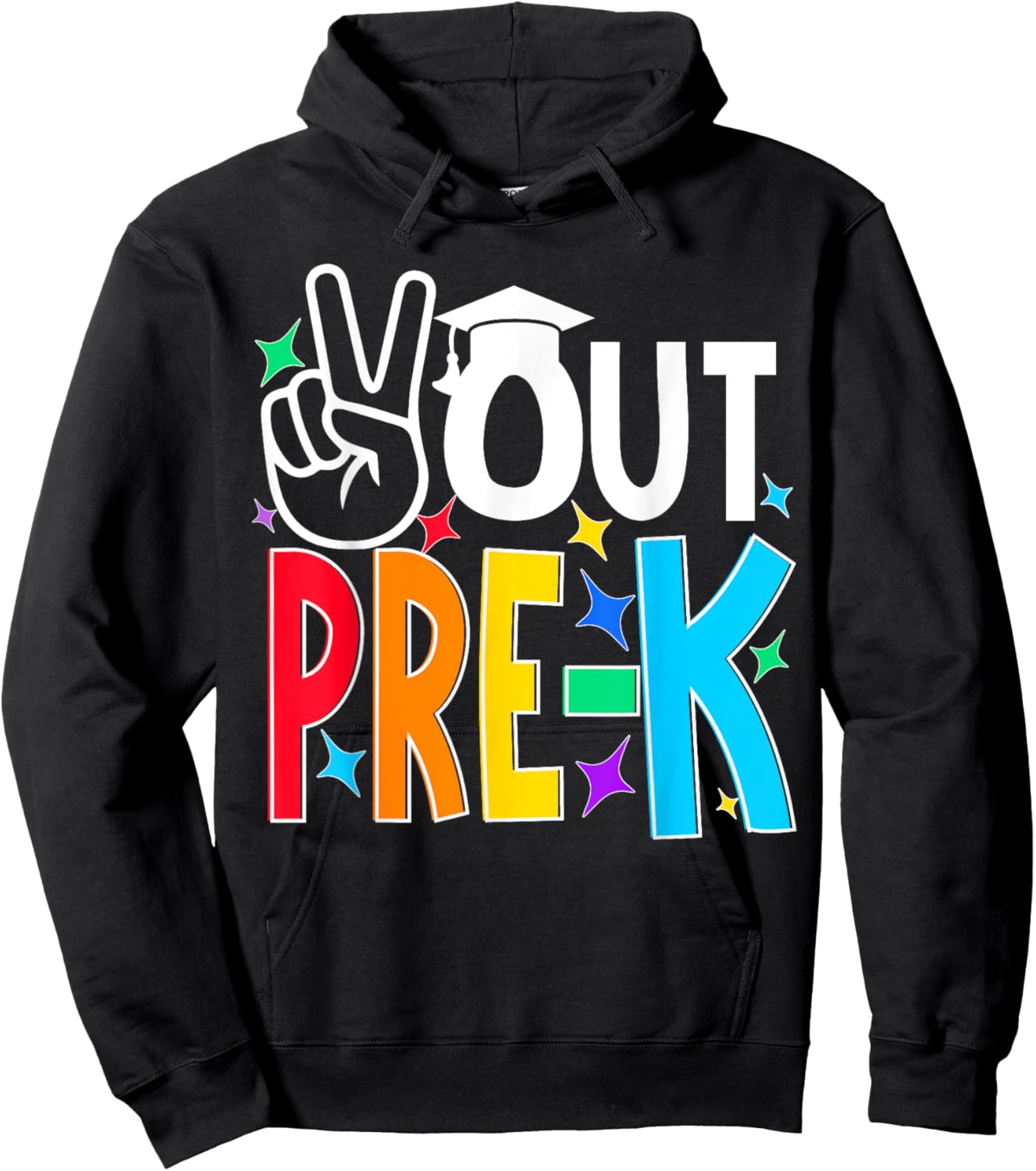 Peace Out Pre Kindergarten Last Day of Pre-k kids Hoodie - Hoodie | Black