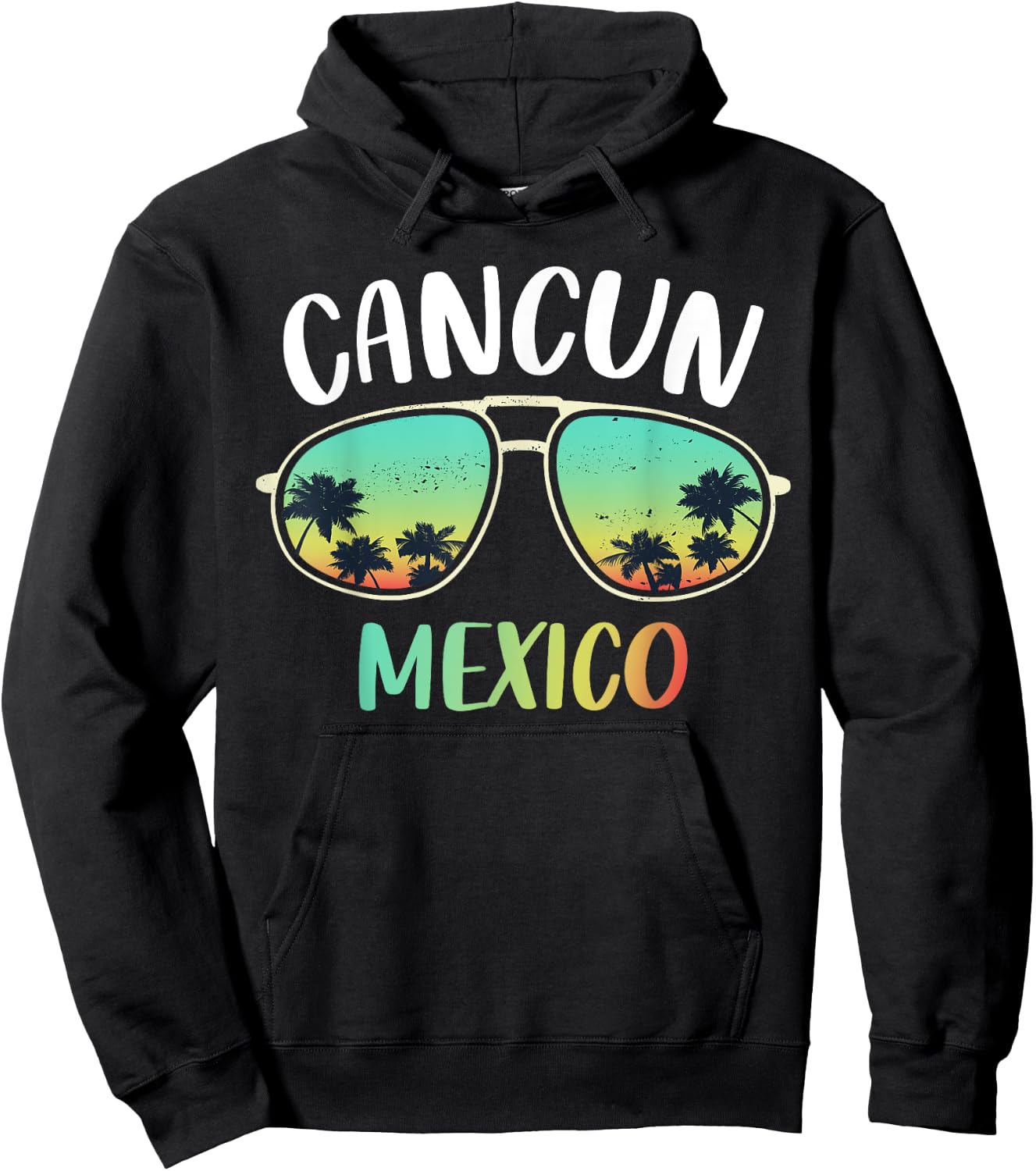 Cancun Mexico Souvenir Shirt Family Matching Vacation Cancun Hoodie - Hoodie | Black