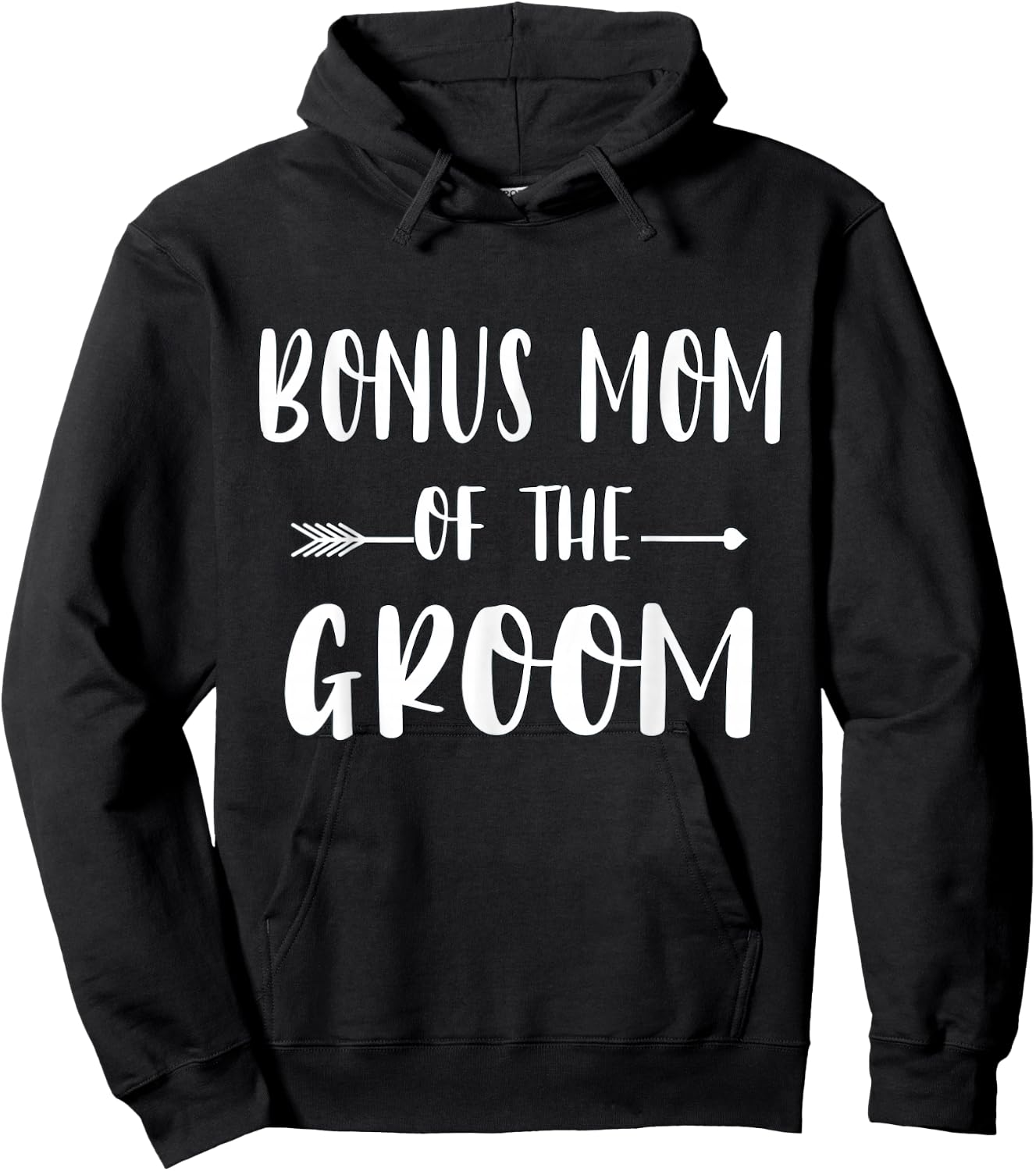 Bonus Mom Of The Groom Wedding Party Matching Bridal Party Hoodie - Hoodie | Black