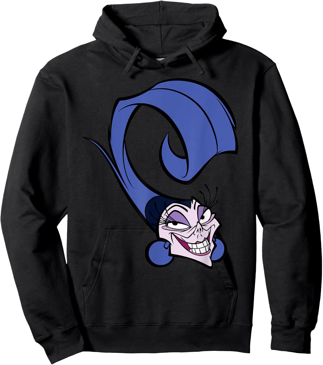 Disney The Emperor’s New Groove Yzma Big Face Hoodie - Hoodie | Black