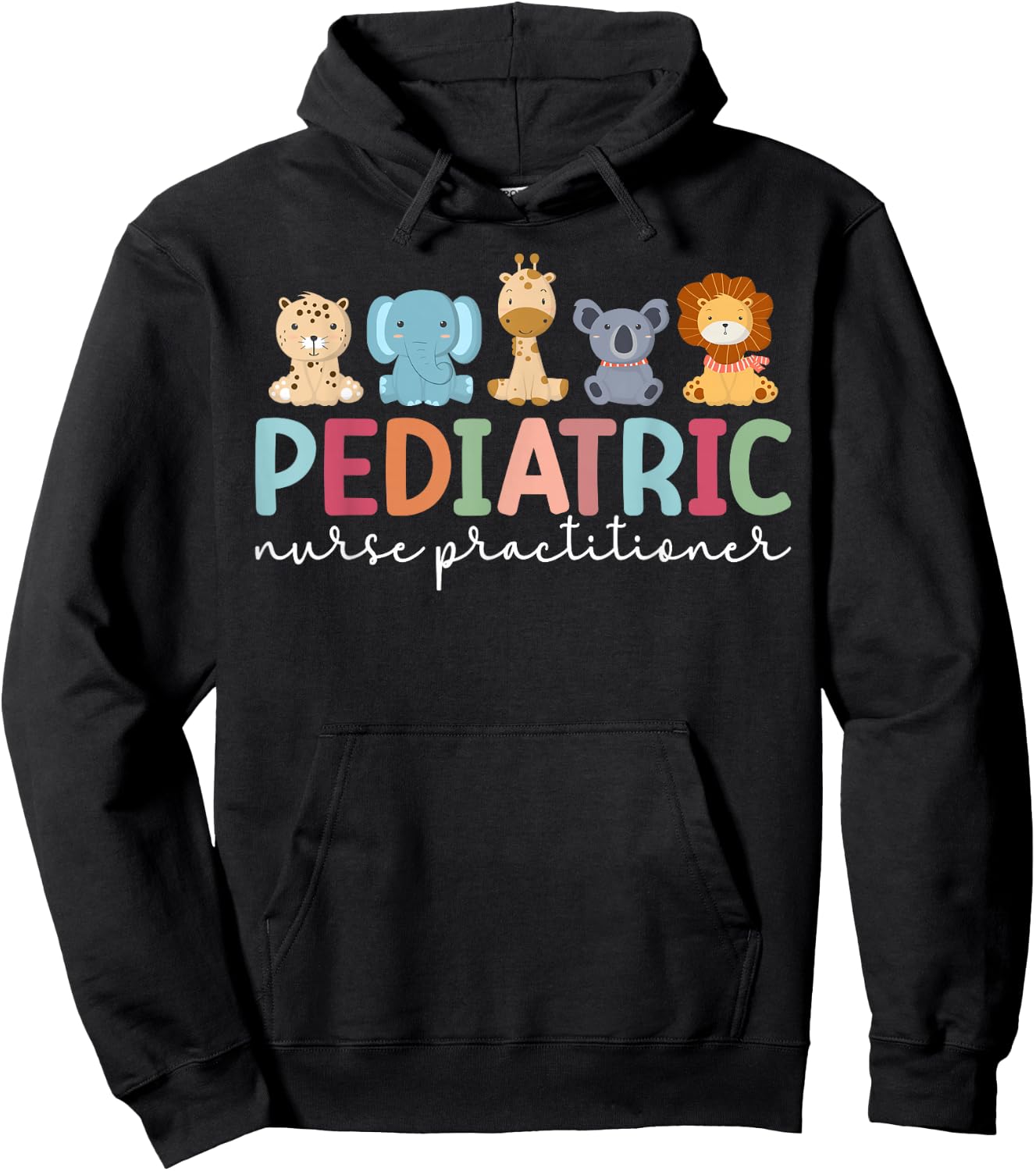 Pediatric Nurse Practitioner Pediatric NP Appreciation Hoodie - Hoodie | Black