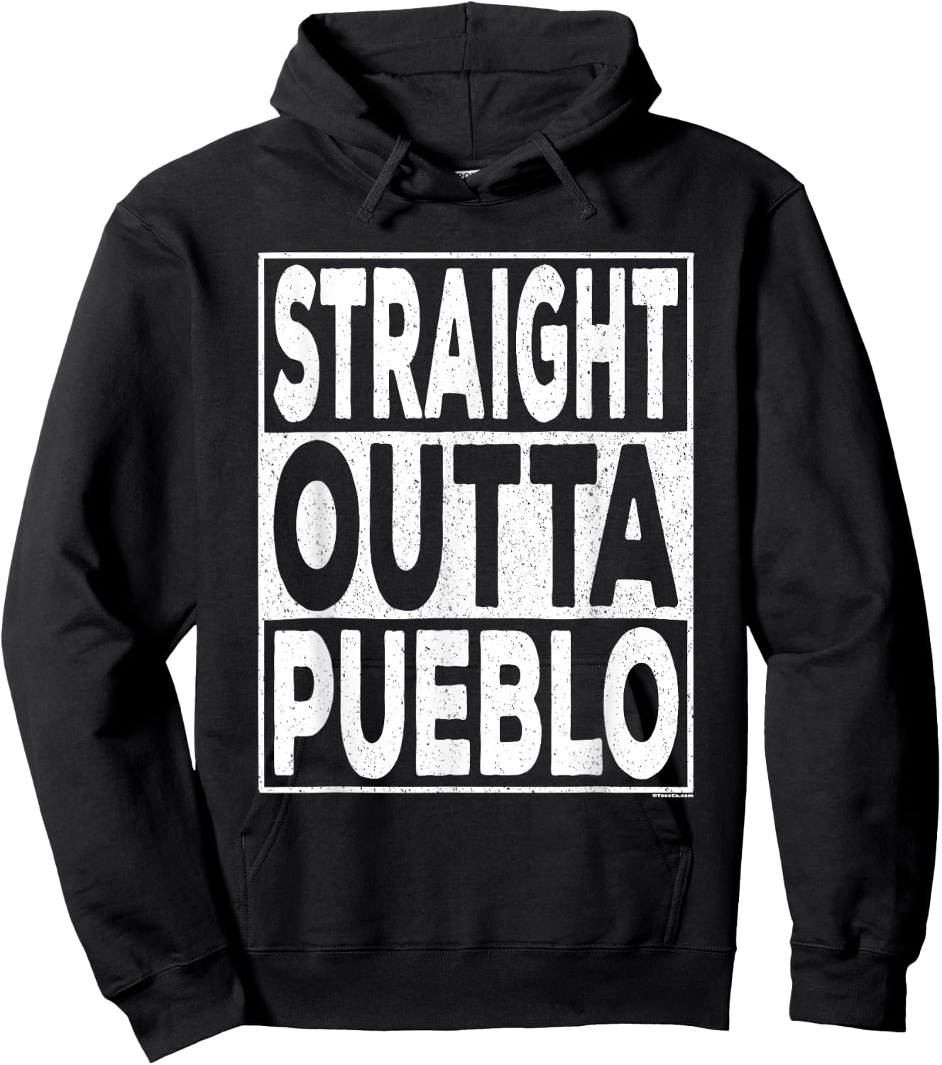 Straight Outta Pueblo Colorado Hoodie - Hoodie | Black