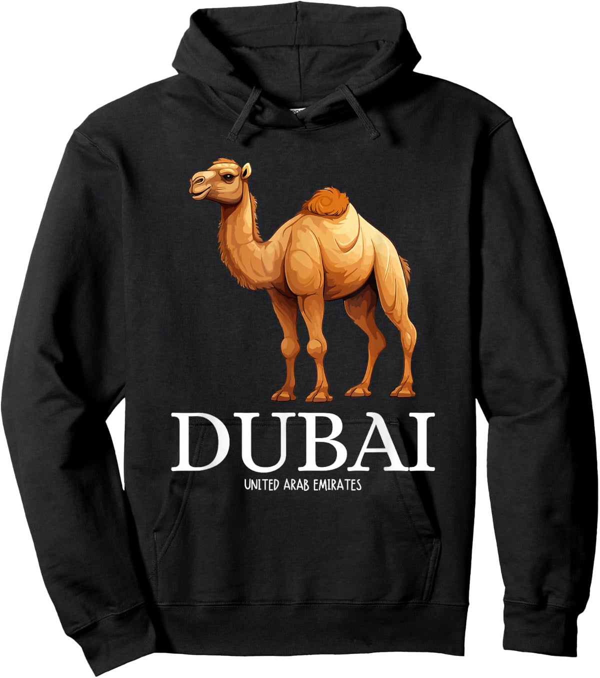 Dubai Camel Souvenir Hoodie - Hoodie | Black