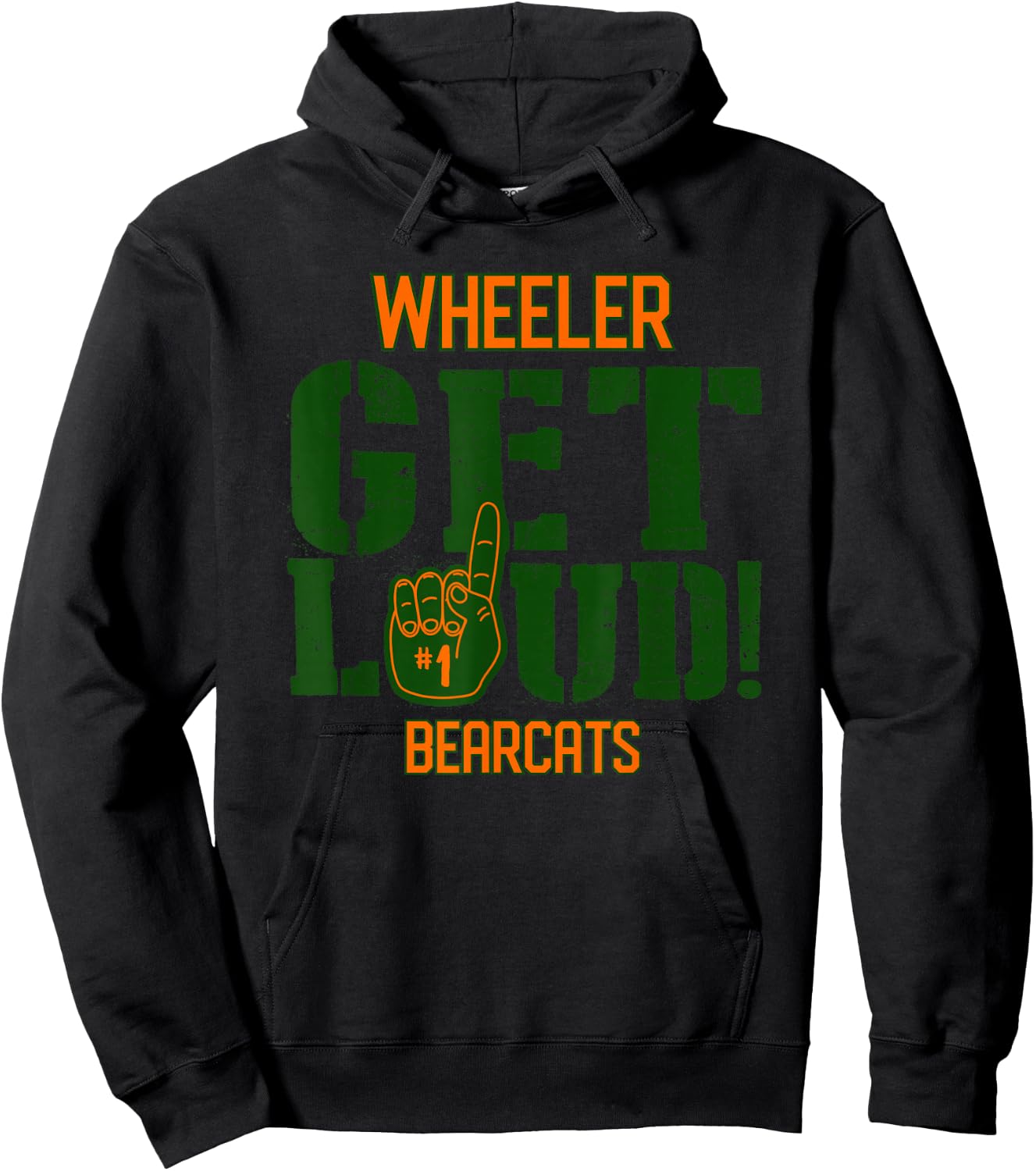 Wheeler High School GET LOUD Bearcats Hoodie - Hoodie | Black