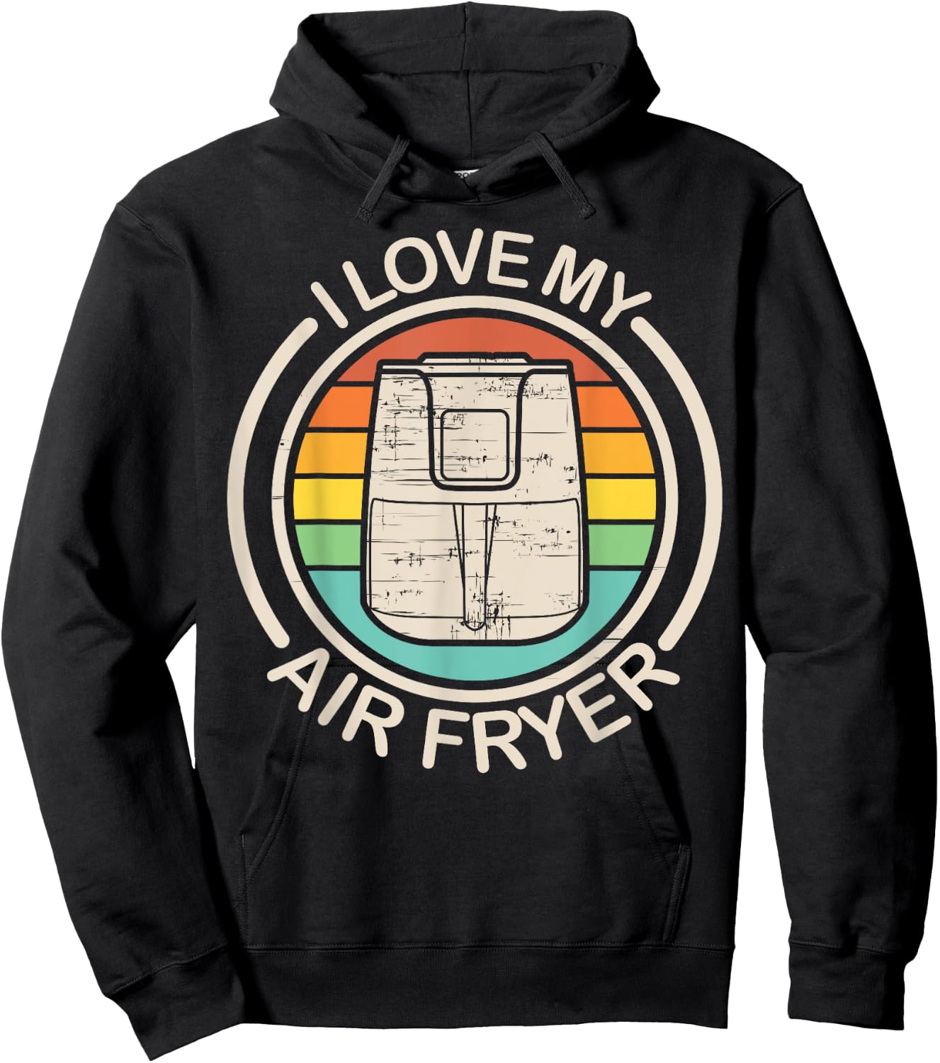 Funny I Love My Air Fryer Gift Cool Cooking Lovers Cooks Hoodie - Hoodie | Black