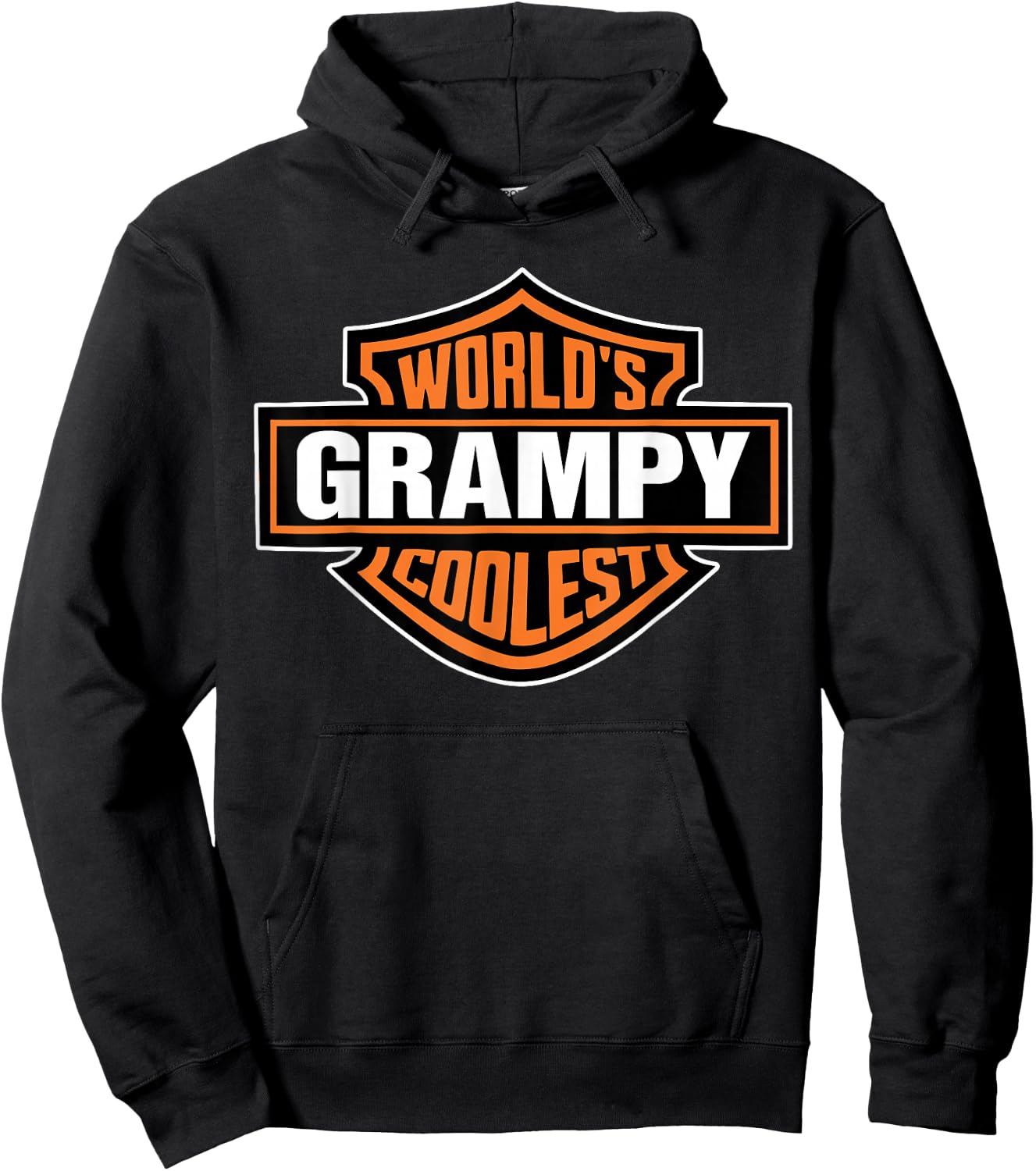 Worlds Coolest Grampy Matching Family Fathers Day Hoodie - Hoodie | Black