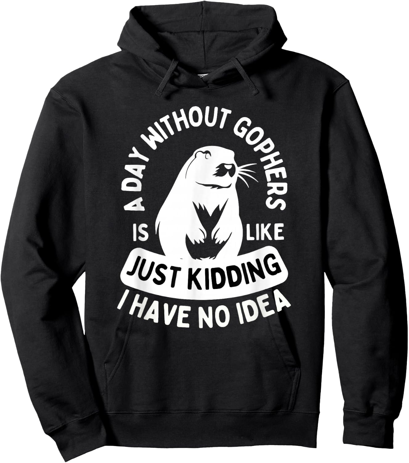 Gopher Shirt Animal Lover Gopher Lover Gophers Hoodie - Hoodie | Black