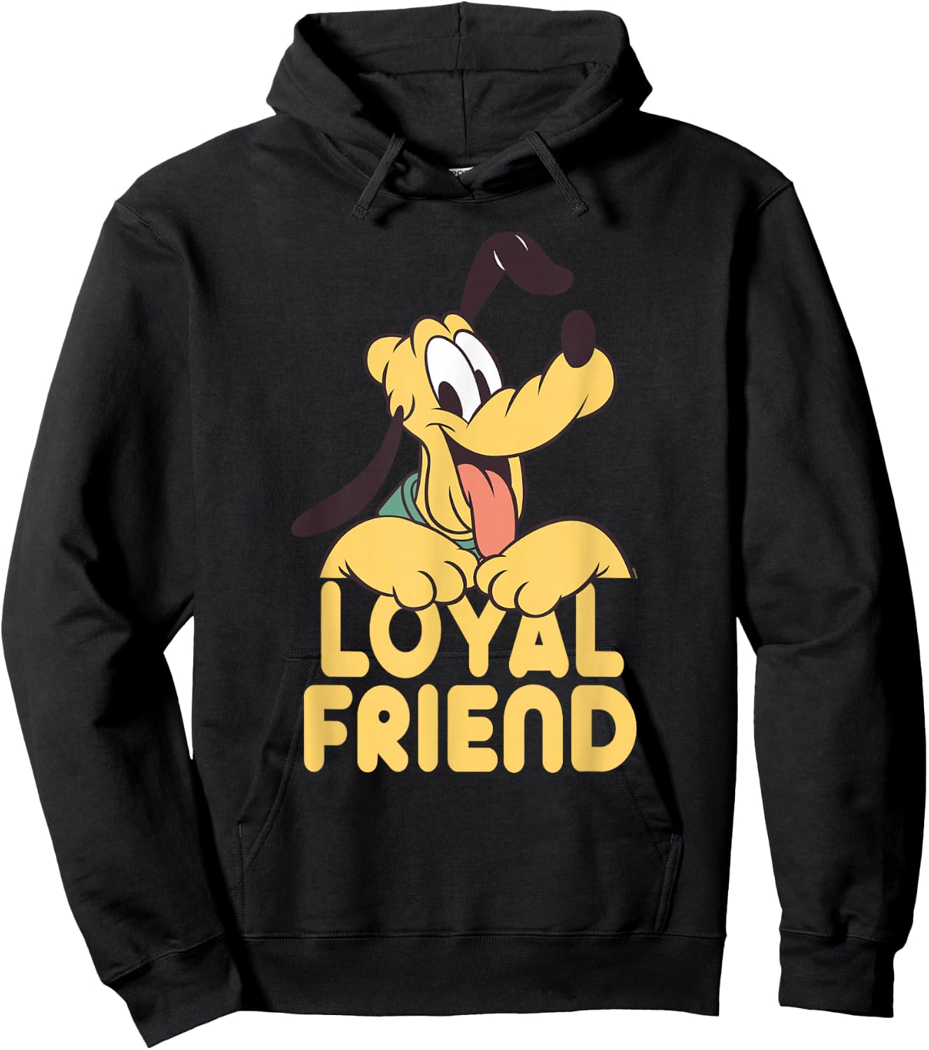 Disney Pluto Mickey Mouse’s Dog Pal Loyal Friend Hoodie - Hoodie | Black