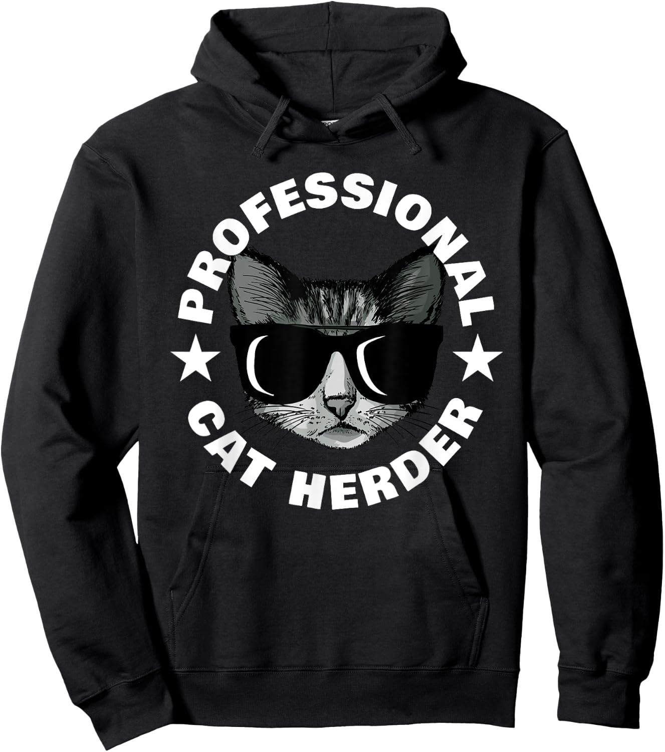 Professional Cat Herder Hoodie - Hoodie | Black