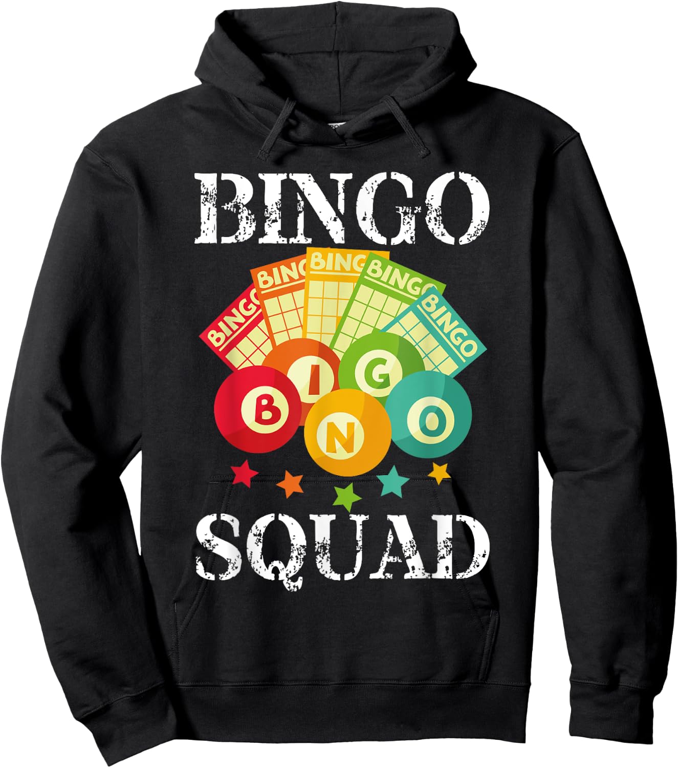 Bingo Squad Designs Women Bingo Lovers Players Hoodie - Hoodie | Black