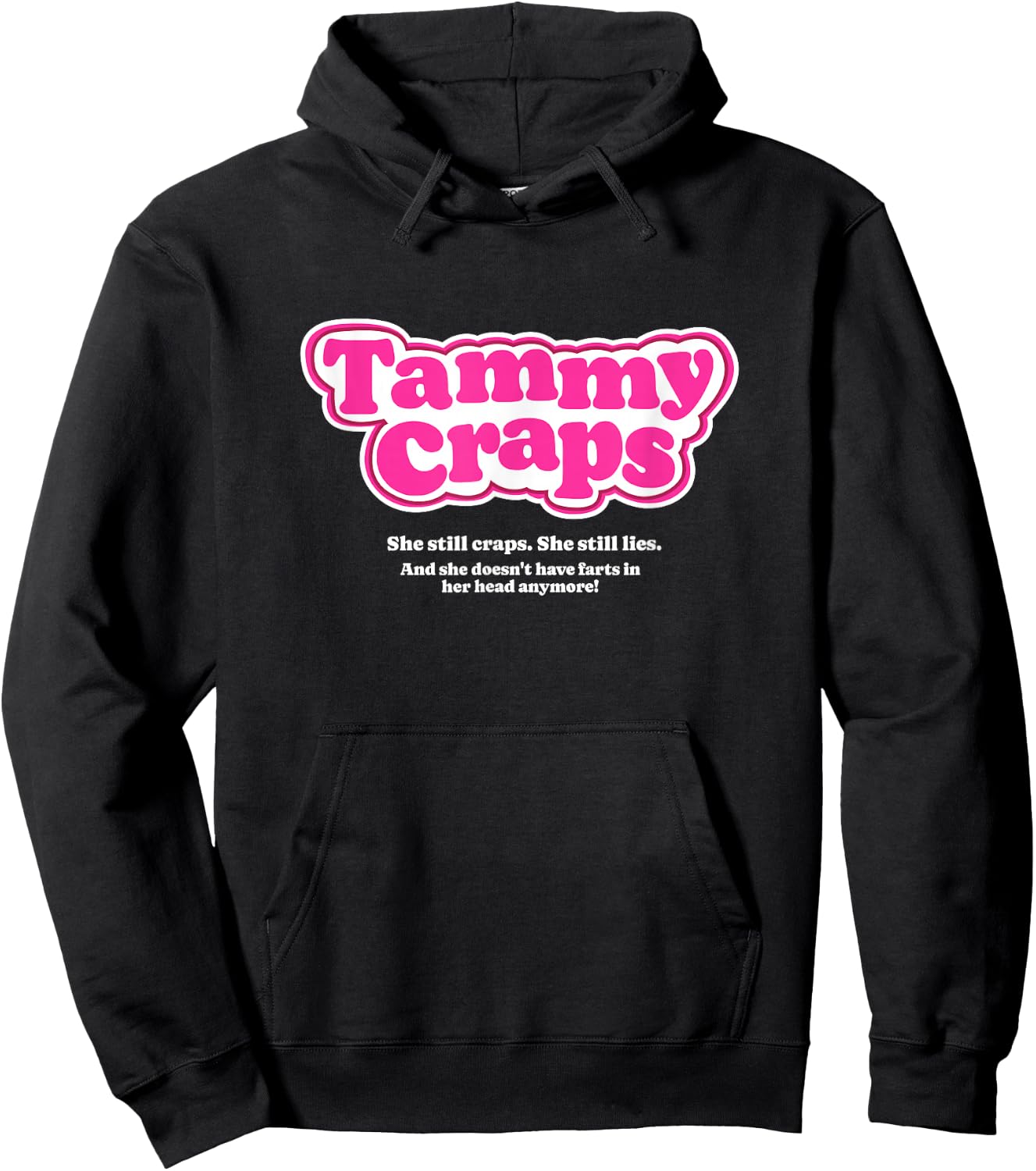 Tammy Craps - I think you should leave Hoodie - Hoodie | Black
