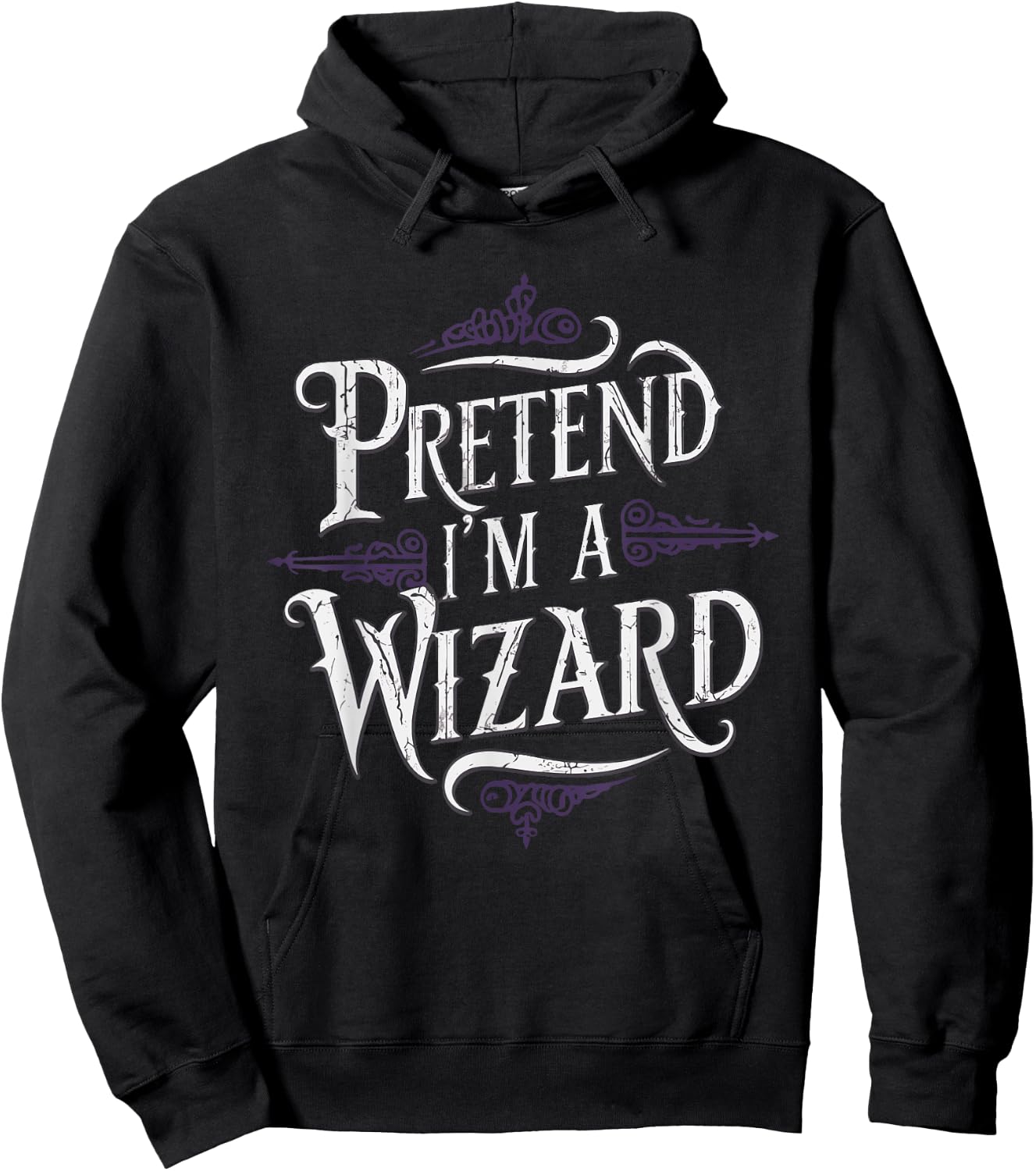 Pretend I'm A Wizard Hoodie - Hoodie | Black