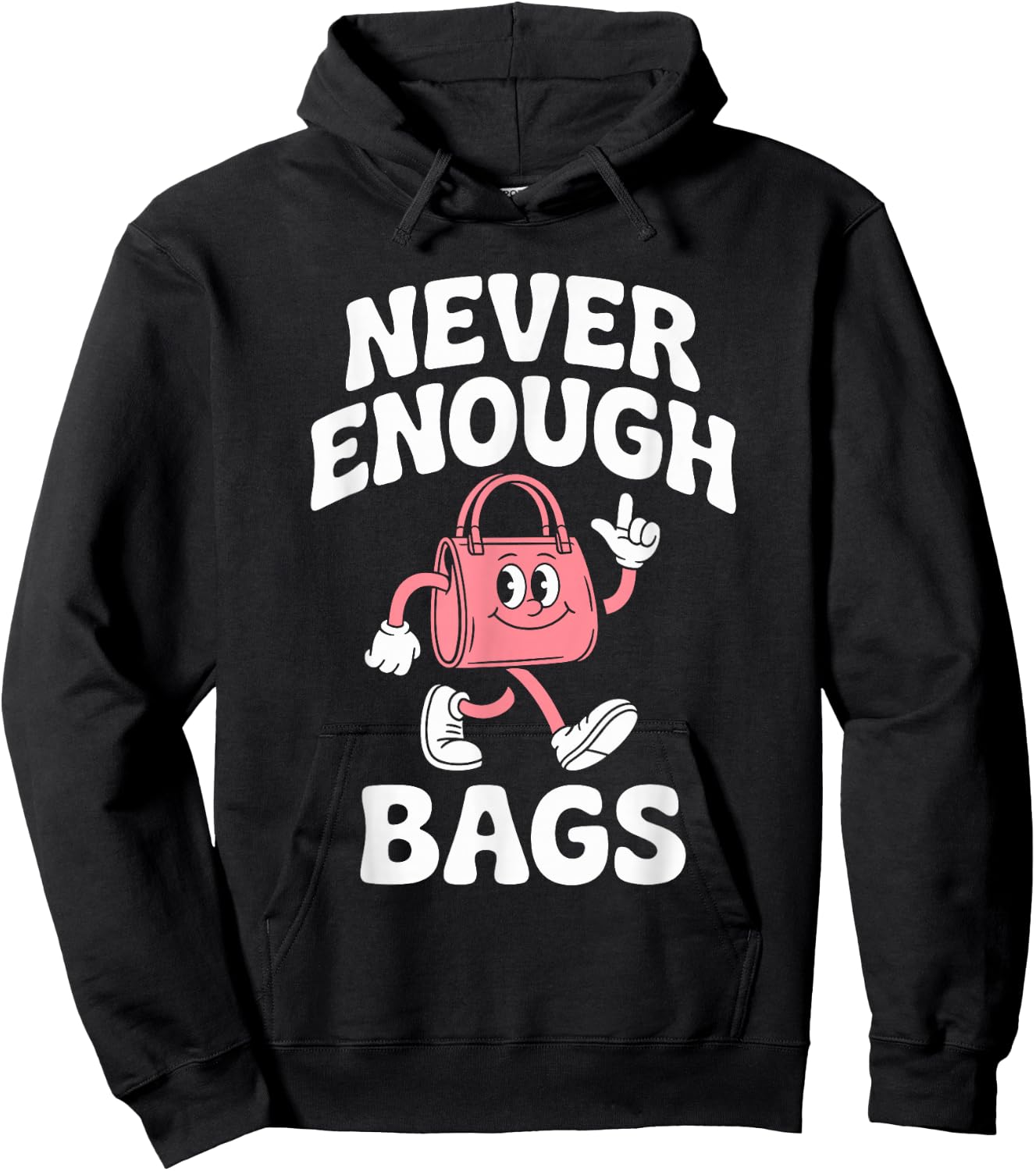 Funny Bags or Bag Purse Retro Hoodie - Hoodie | Black