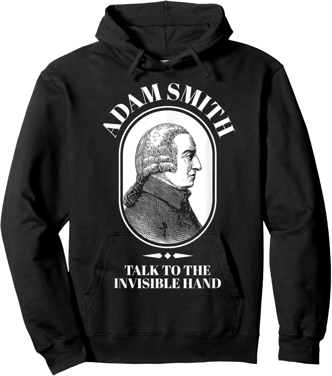 Adam Smith Funny Economy Teacher Shirt Men Women Girls Kids Hoodie - Hoodie | Black