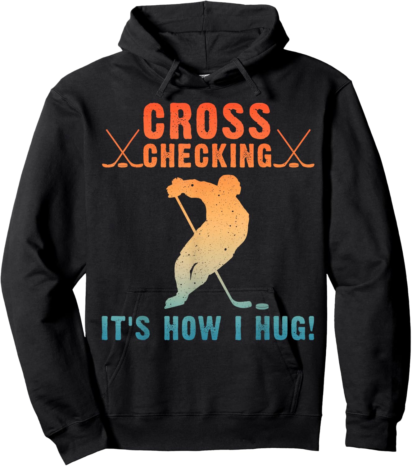 Funny Ice Hockey Design Women Sport Ice Hockey Lover Hoodie - Hoodie | Black