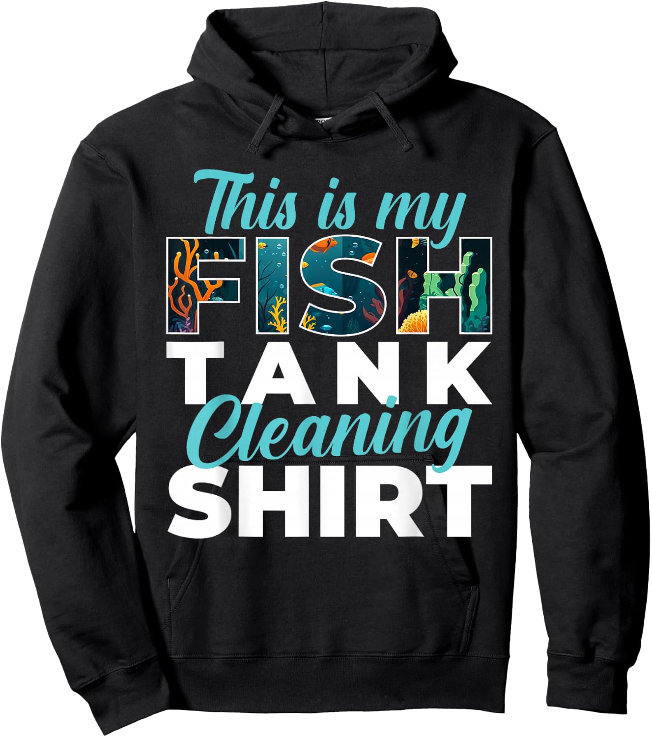 This is My Fish Tank Cleaning Shirt - Fishkeeper Fishkeeping Hoodie - Hoodie | Black