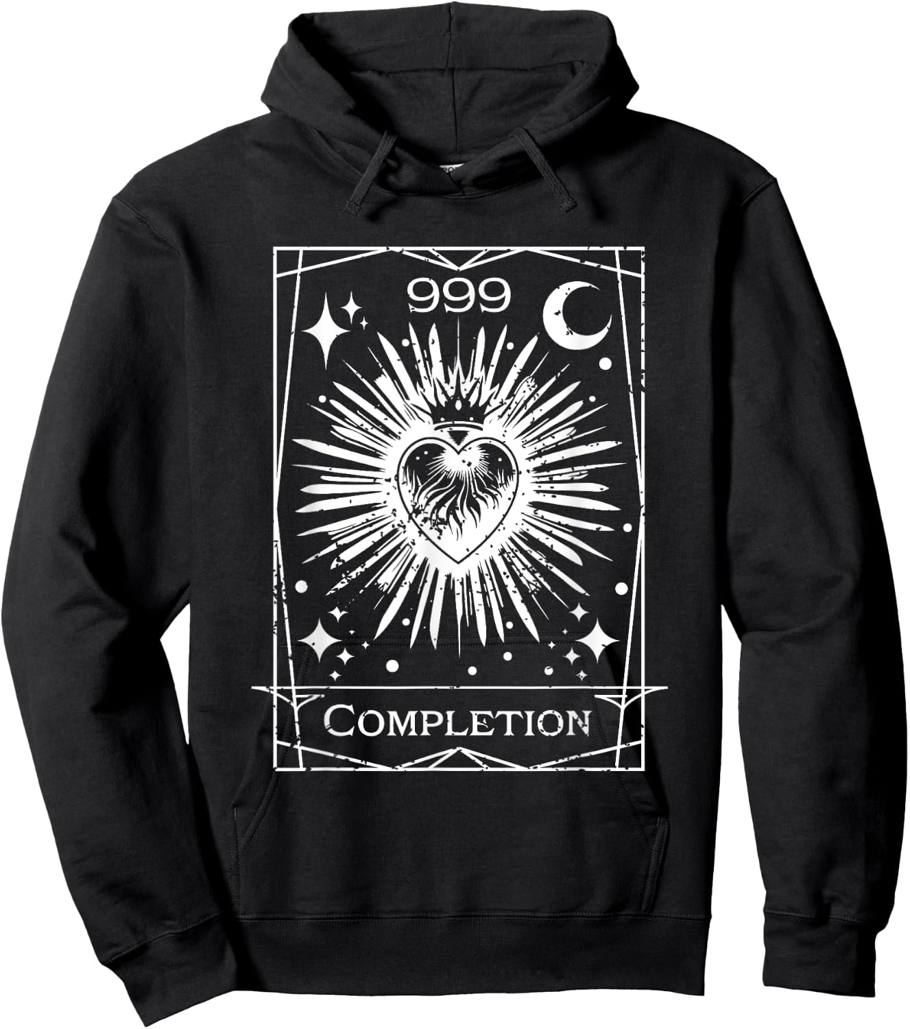 Angel Number 999 Completion Numerology Personal Number 999 Hoodie - Hoodie | Black