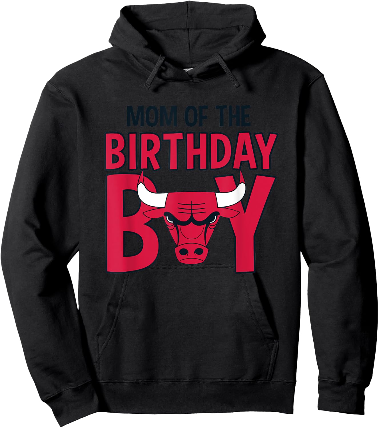 NBA Chicago Bulls Mom Of The Birthday Boy Hoodie - Hoodie | Black