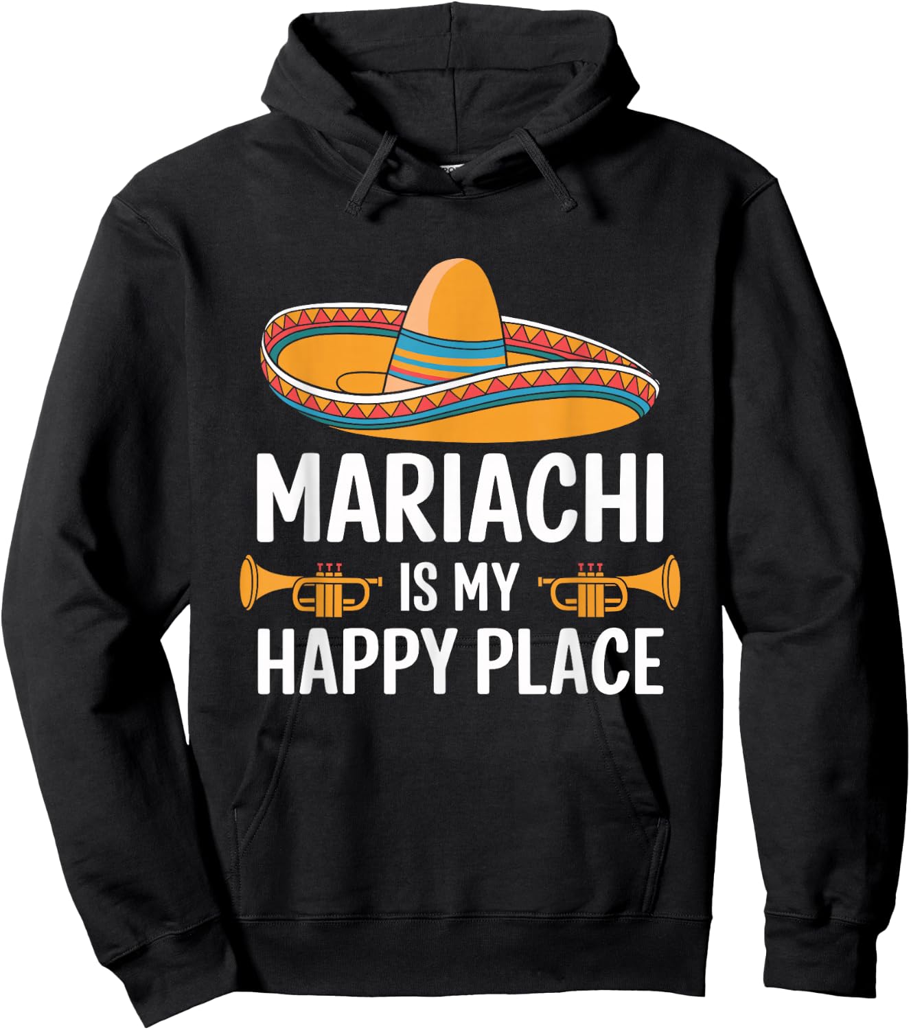 Traditional Mexican Cultural Music Mariachi Lover Fiesta Hoodie - Hoodie | Black