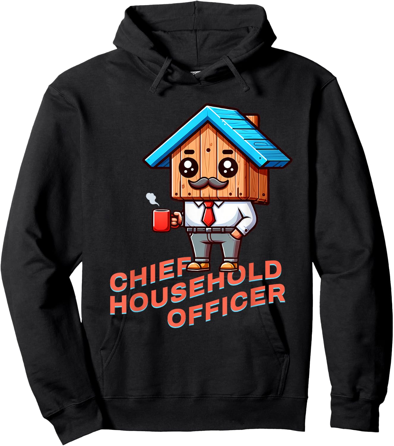 House Husband: Chief Household Officer Hoodie - Hoodie | Black