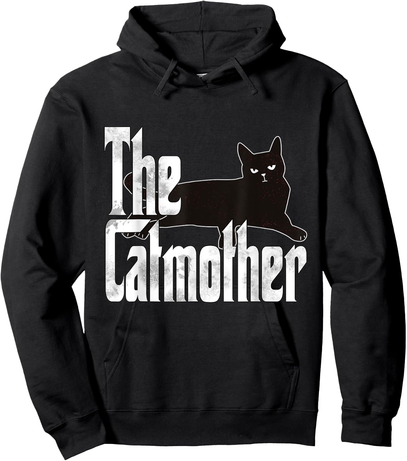 Funny Cat Mom Catmother Black Cat Mother Kitty Mommy Hoodie - Hoodie | Black