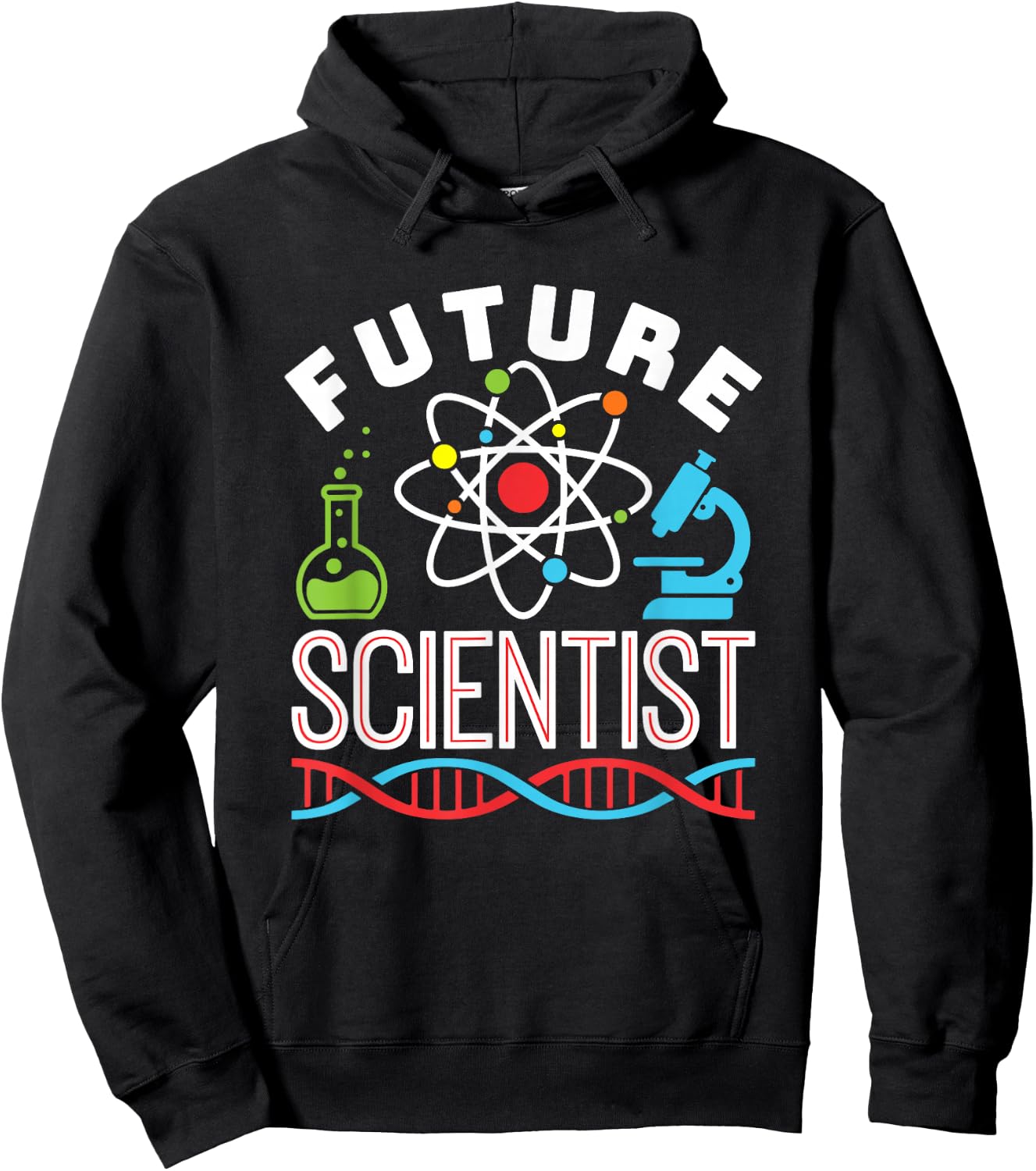 Science Fair Future Scientist STEM STEAM Boys Girls Hoodie - Hoodie | Black