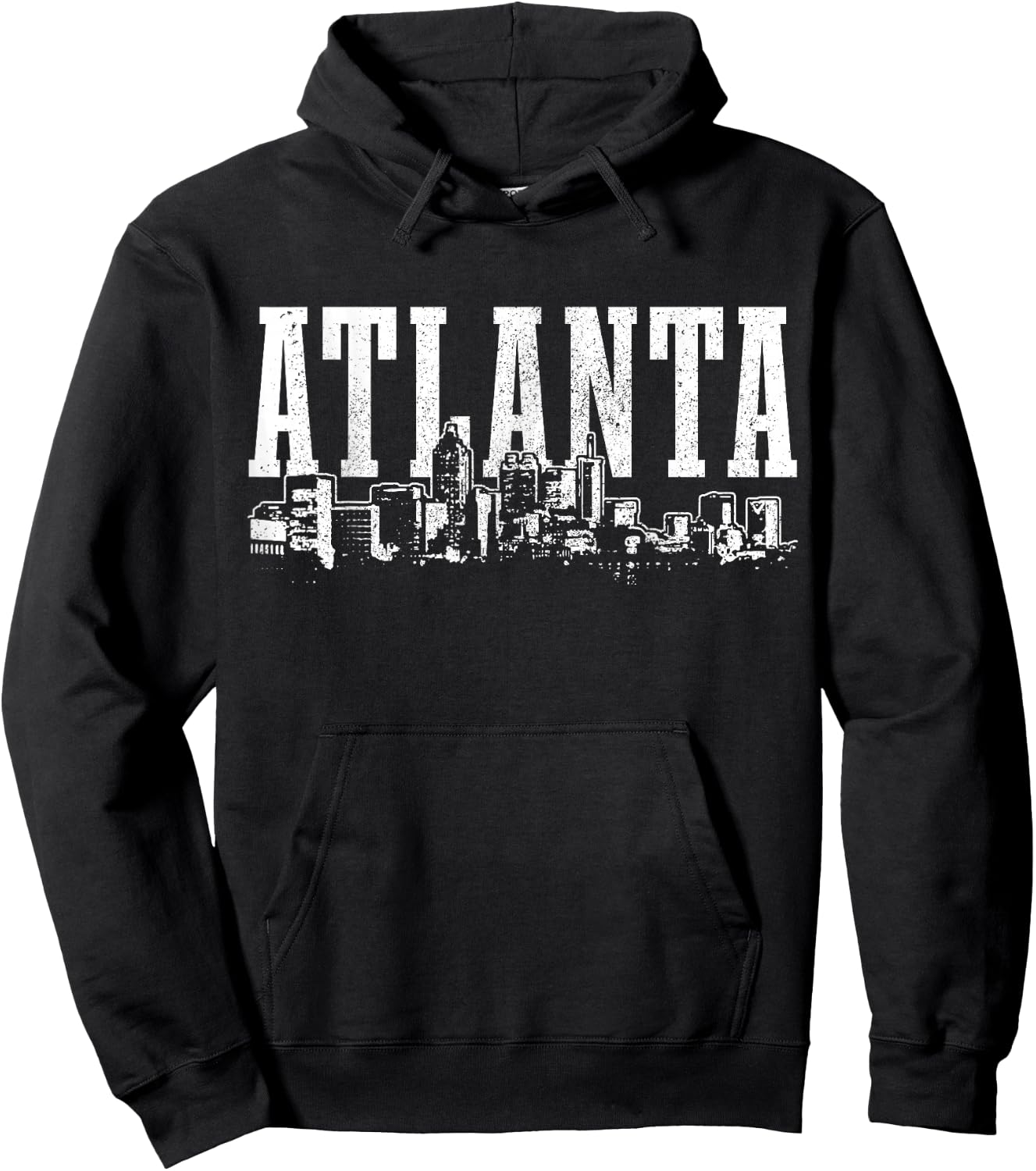 Atlanta Skyline Pride Georgia Vintage Atlanta Hoodie - Hoodie | Black