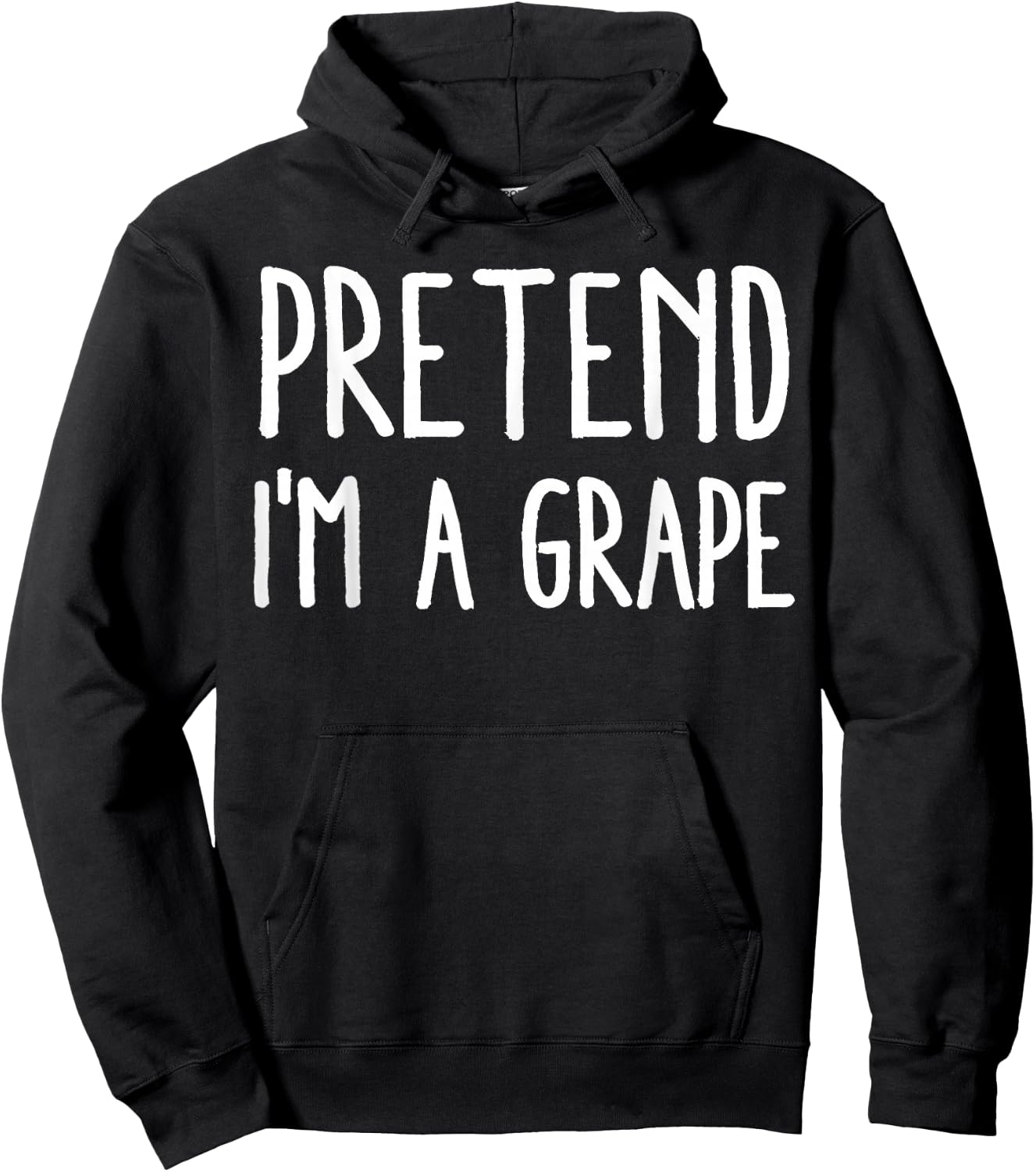 Grapes Fruit Lover Pretend I'm A Grape Halloween Hoodie - Hoodie | Black