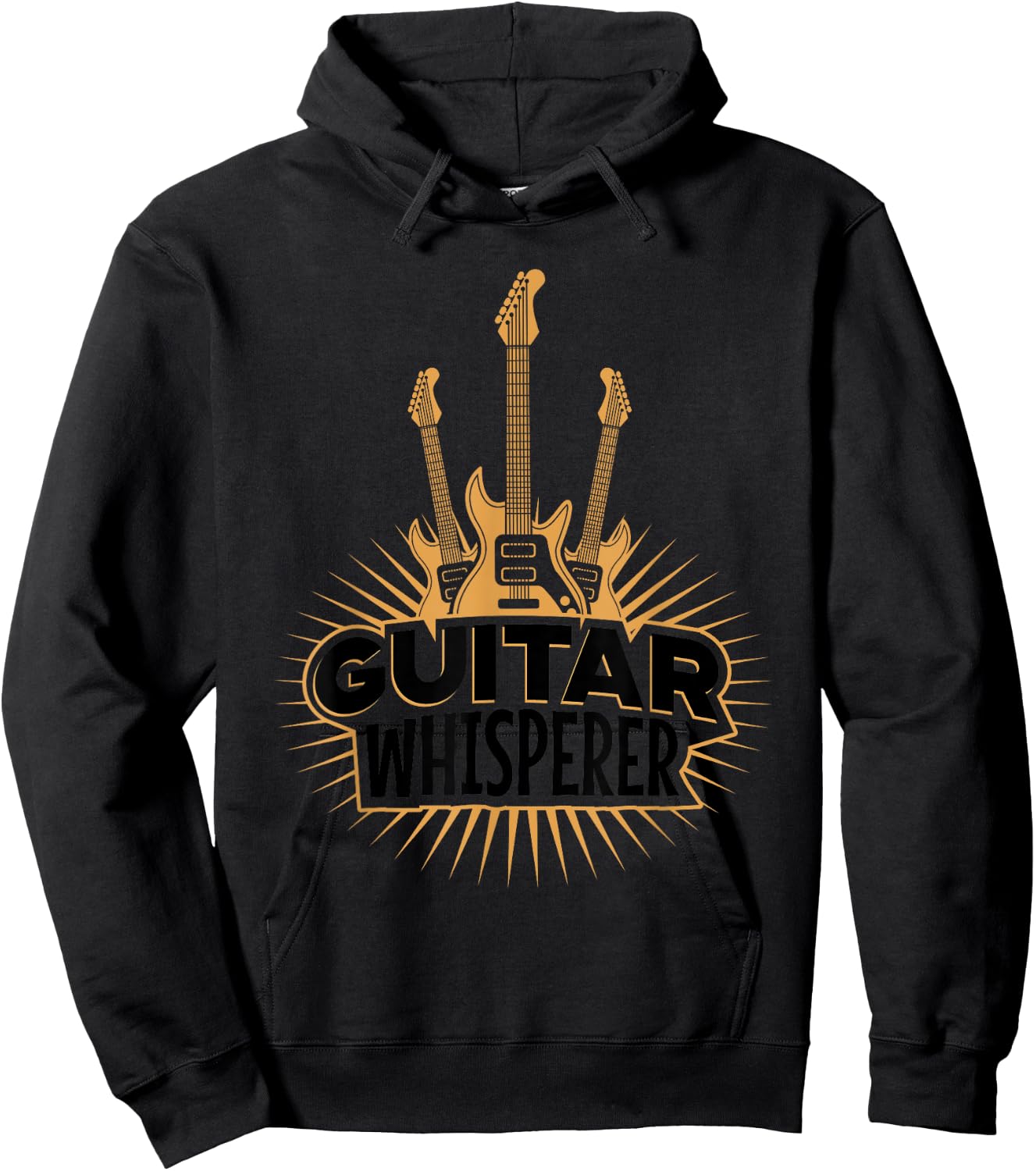 Guitars Whisperer Funny Guitarist Music Lover Gift Men Women Hoodie - Hoodie | Black