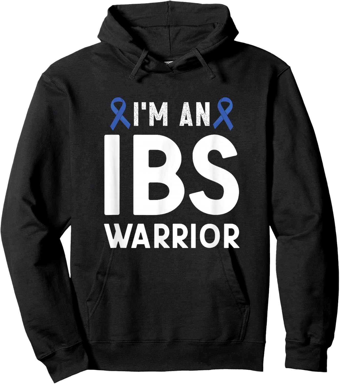 I'm An IBS Warrior Irritable Bowel Syndrome Awareness Hoodie - Hoodie | Black