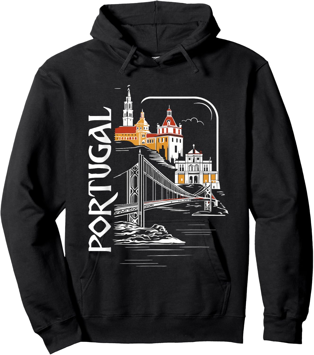 Portugal Lover - Typical Portuguese Vacation Souvenir Hoodie - Hoodie | Black