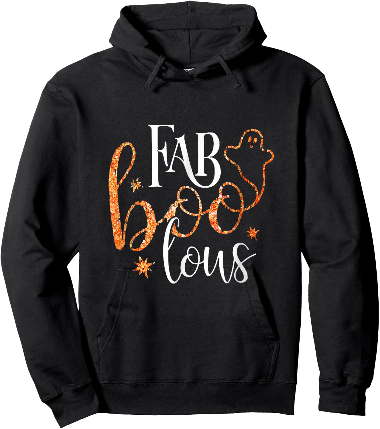 Halloween Fab-Boo-Lous Fabulous Ghost Hoodie - Hoodie | Black