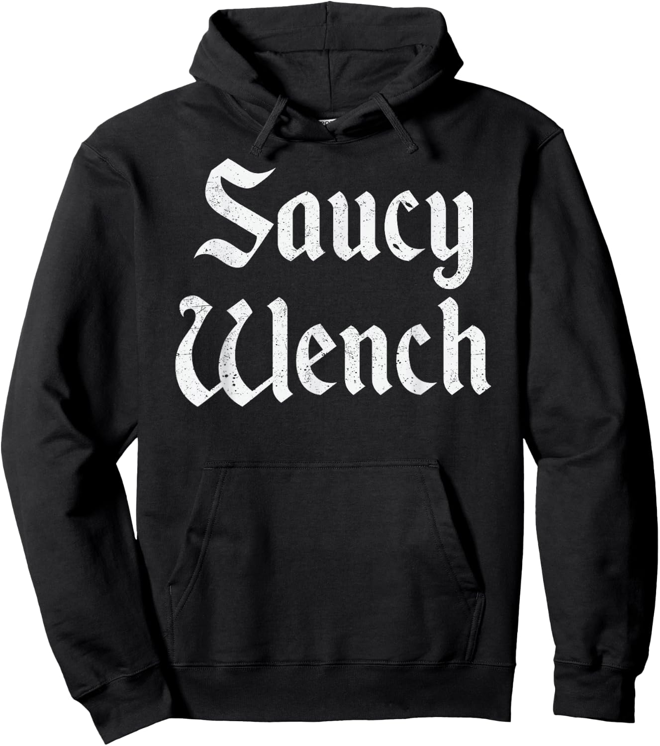 Saucy Wench Funny Renaissance Faire Medieval Hoodie - Hoodie | Black