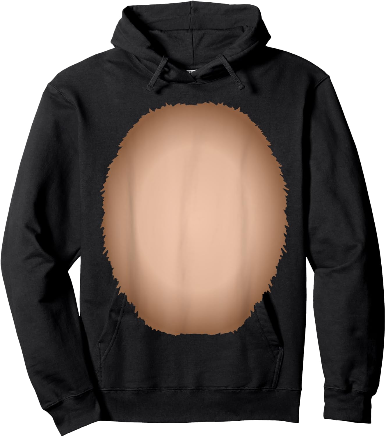 Funny lazy DIY bear belly and back costume halloween party Hoodie - Hoodie | Black