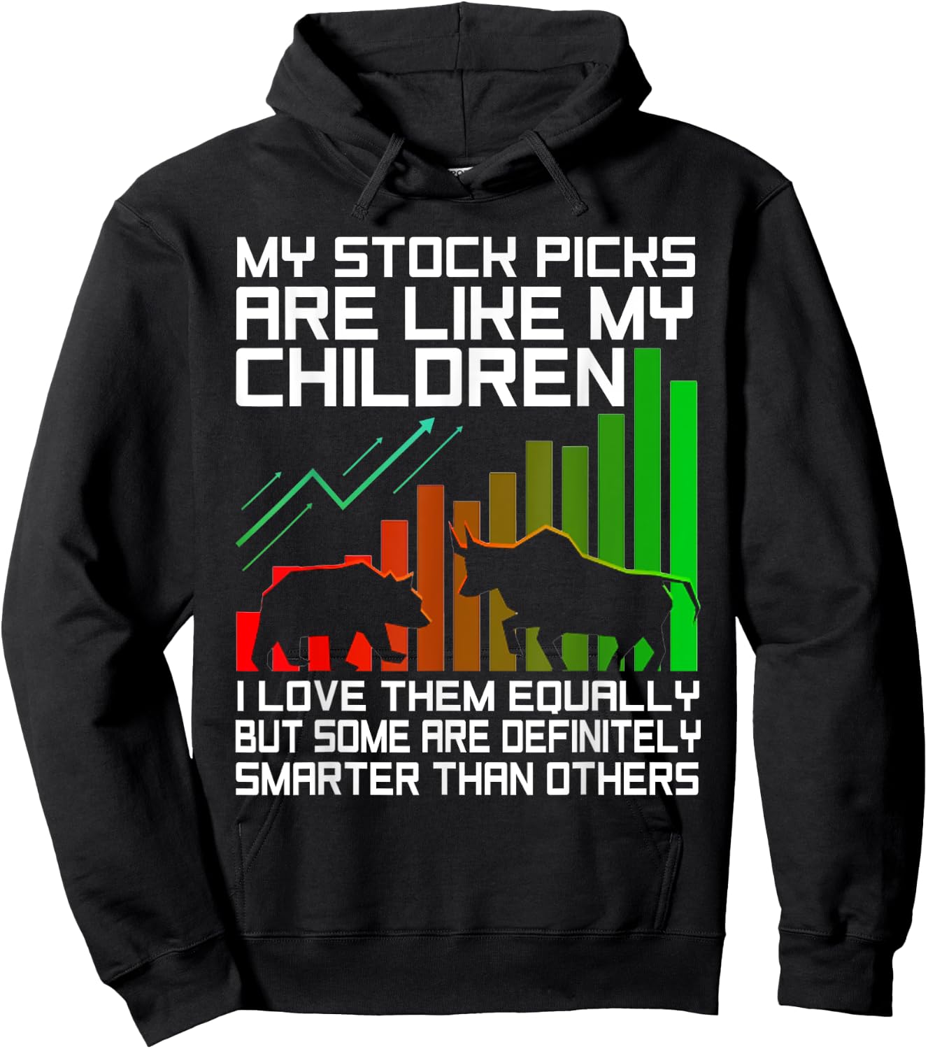 Funny Stock Trading Design Stock Market Stock Trader Hoodie - Hoodie | Black