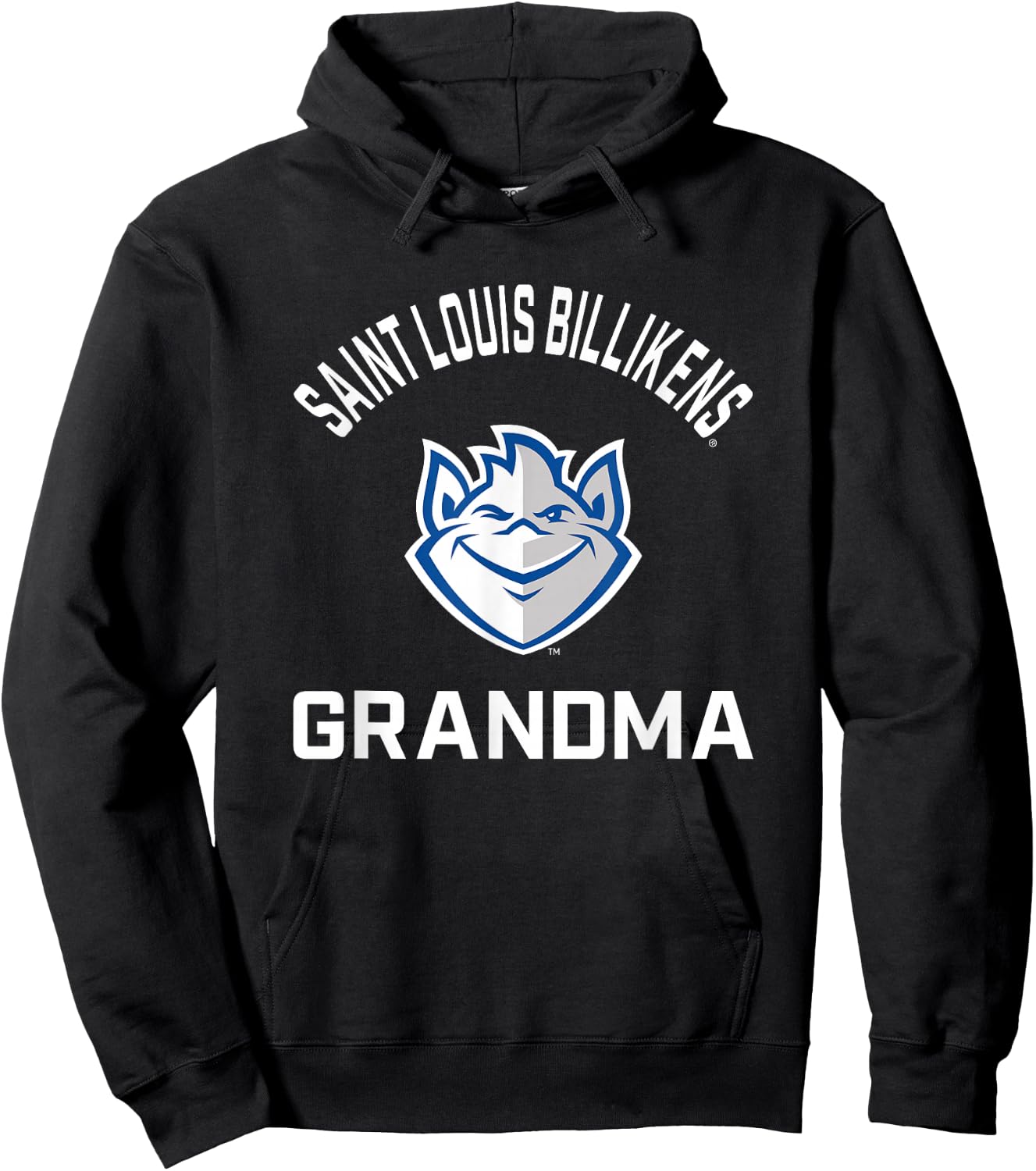 Saint Louis University SLU Billikens Arched Grandma Hoodie - Hoodie | Black