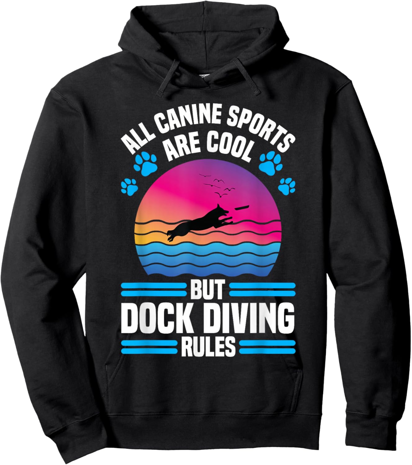 Dock Diving Hoodie - Hoodie | Black