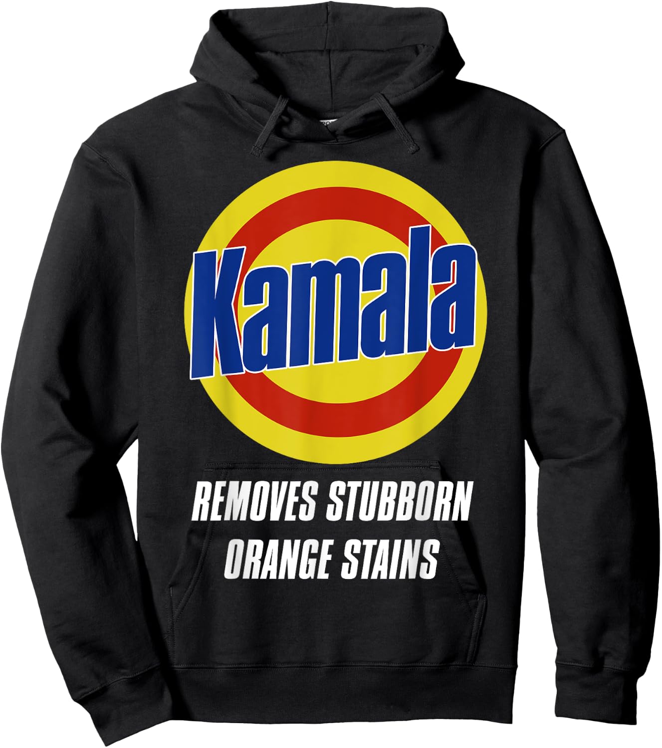 Kamala Removes Stubborn Orange Stains Hoodie - Hoodie | Black