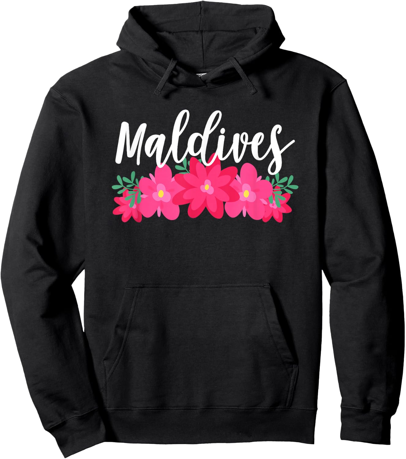 Maldives Tropical Vacation Hoodie - Hoodie | Black