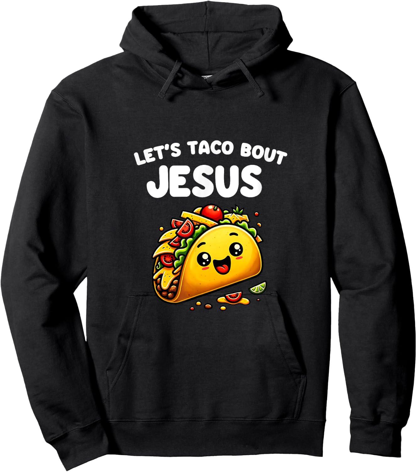 Let's Taco Bout Jesus Cinco De Mayo Hoodie - Hoodie | Black