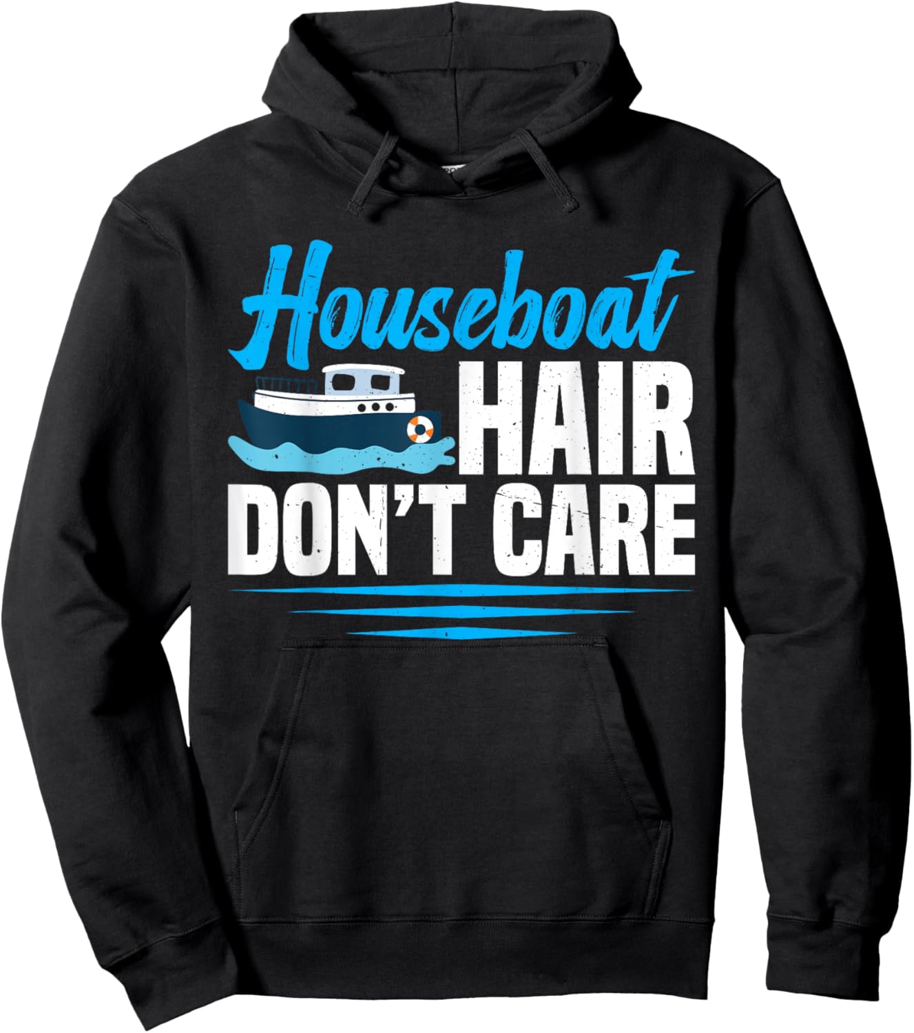 Houseboat Hair Hoodie - Hoodie | Black