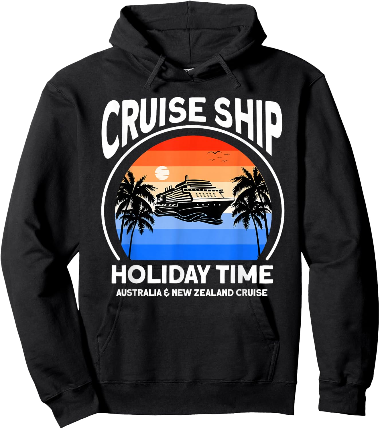 Australia & New Zealand Cruise Ship Hoodie - Hoodie | Black