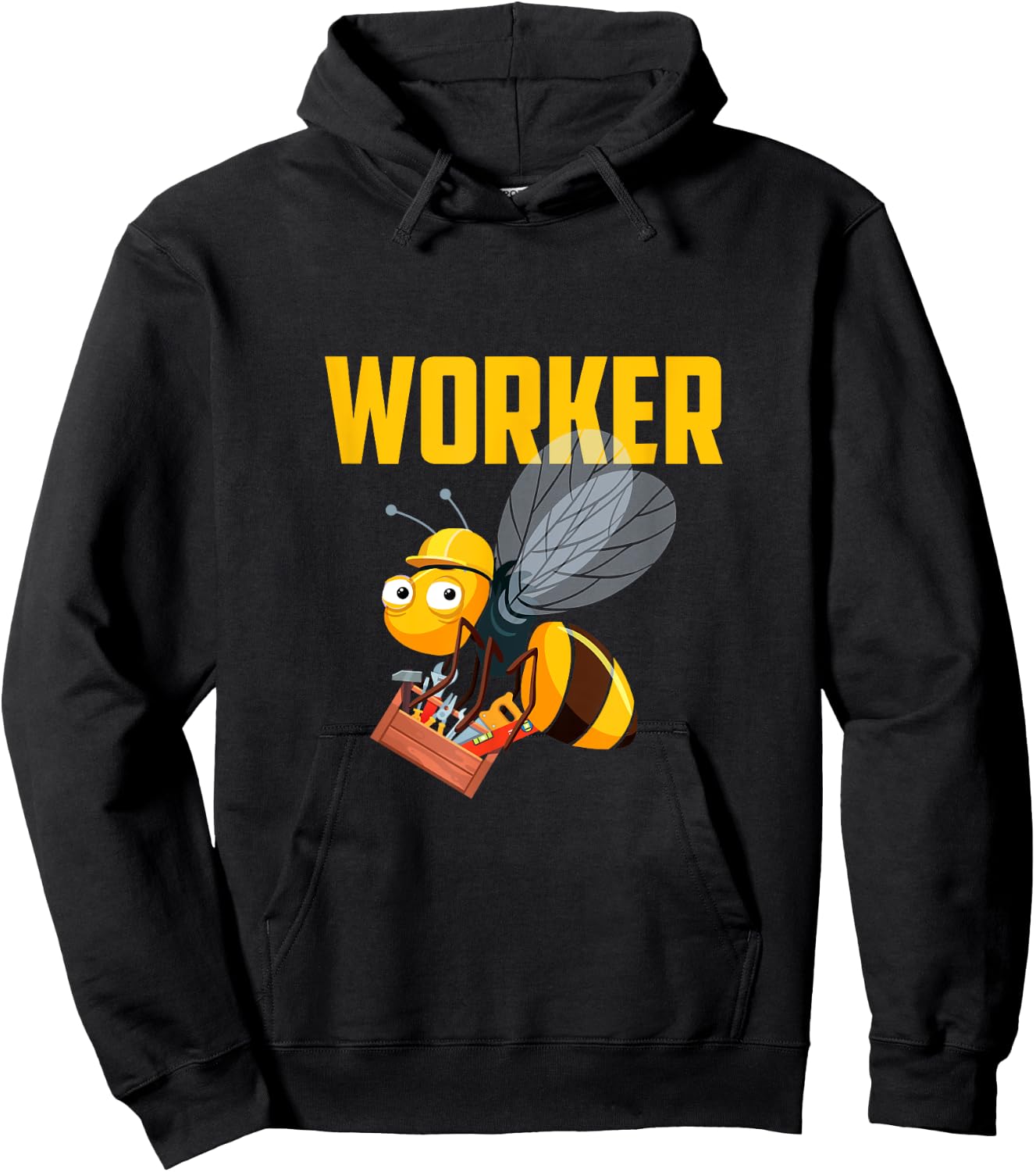 Funny Beekeeper Worker Bee Honey Comb Gift Men Women Kids Hoodie - Hoodie | Black