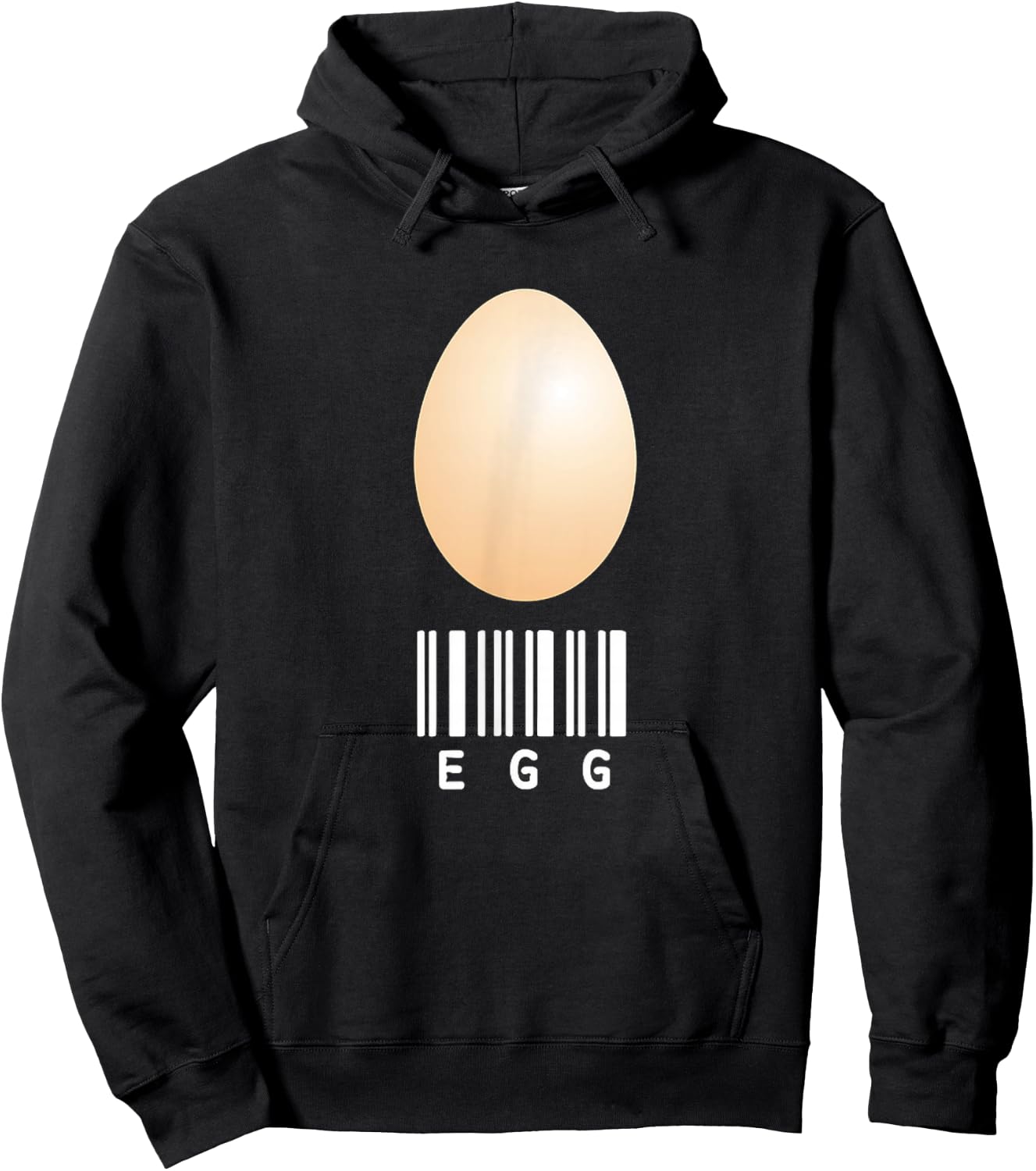 Egg Funny Food Couple Group Halloween Costume Men Women Hoodie - Hoodie | Black