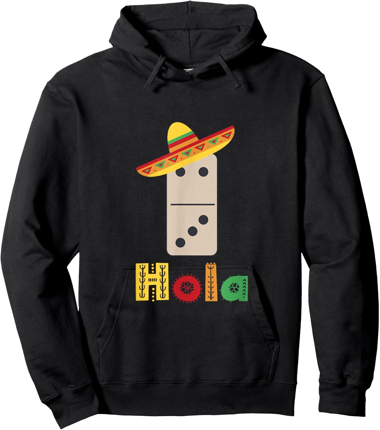 Mexican Train Domino Hoodie - Hoodie | Black