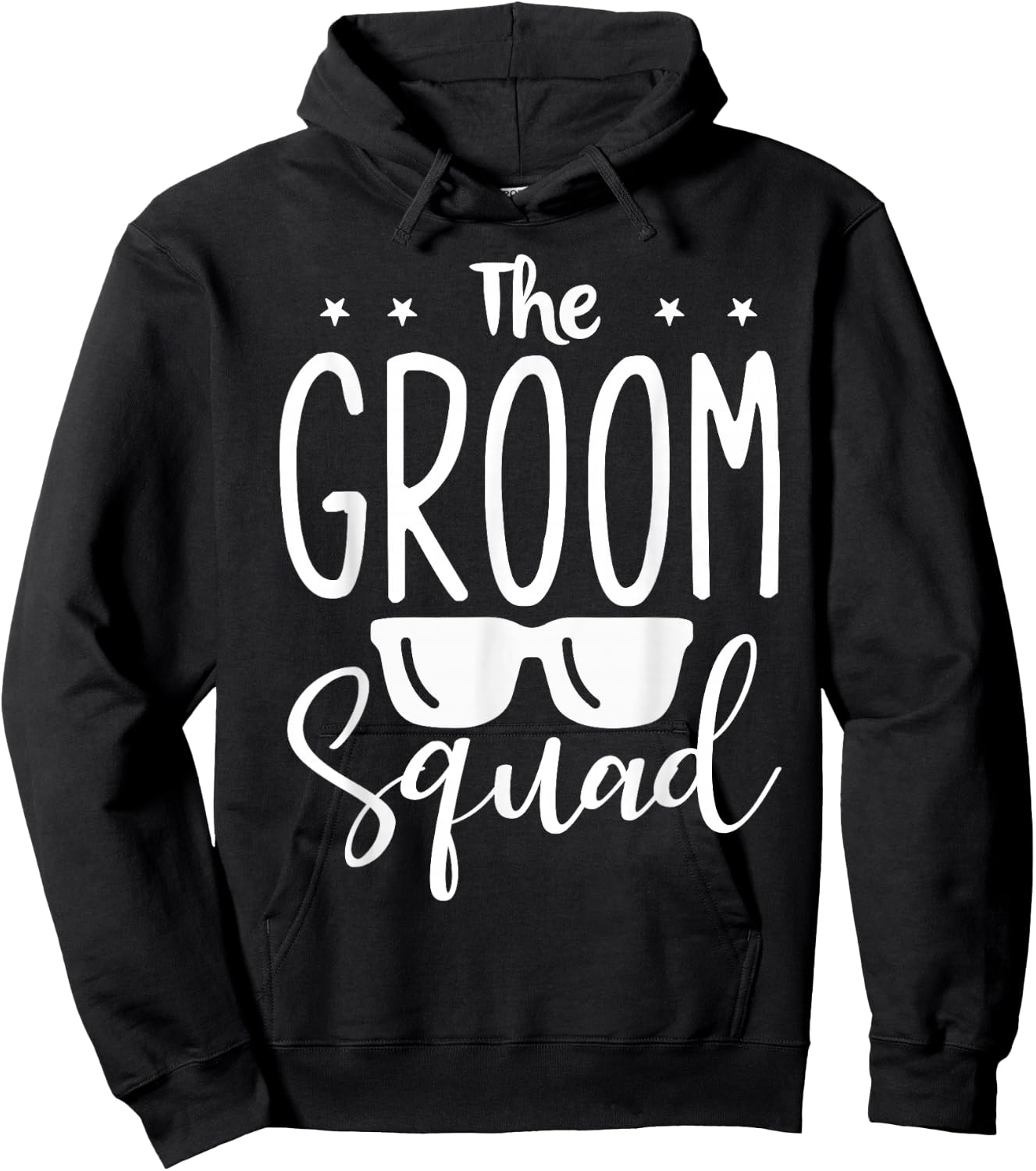 The Groom Squad Wedding Groomsmen Hoodie - Hoodie | Black